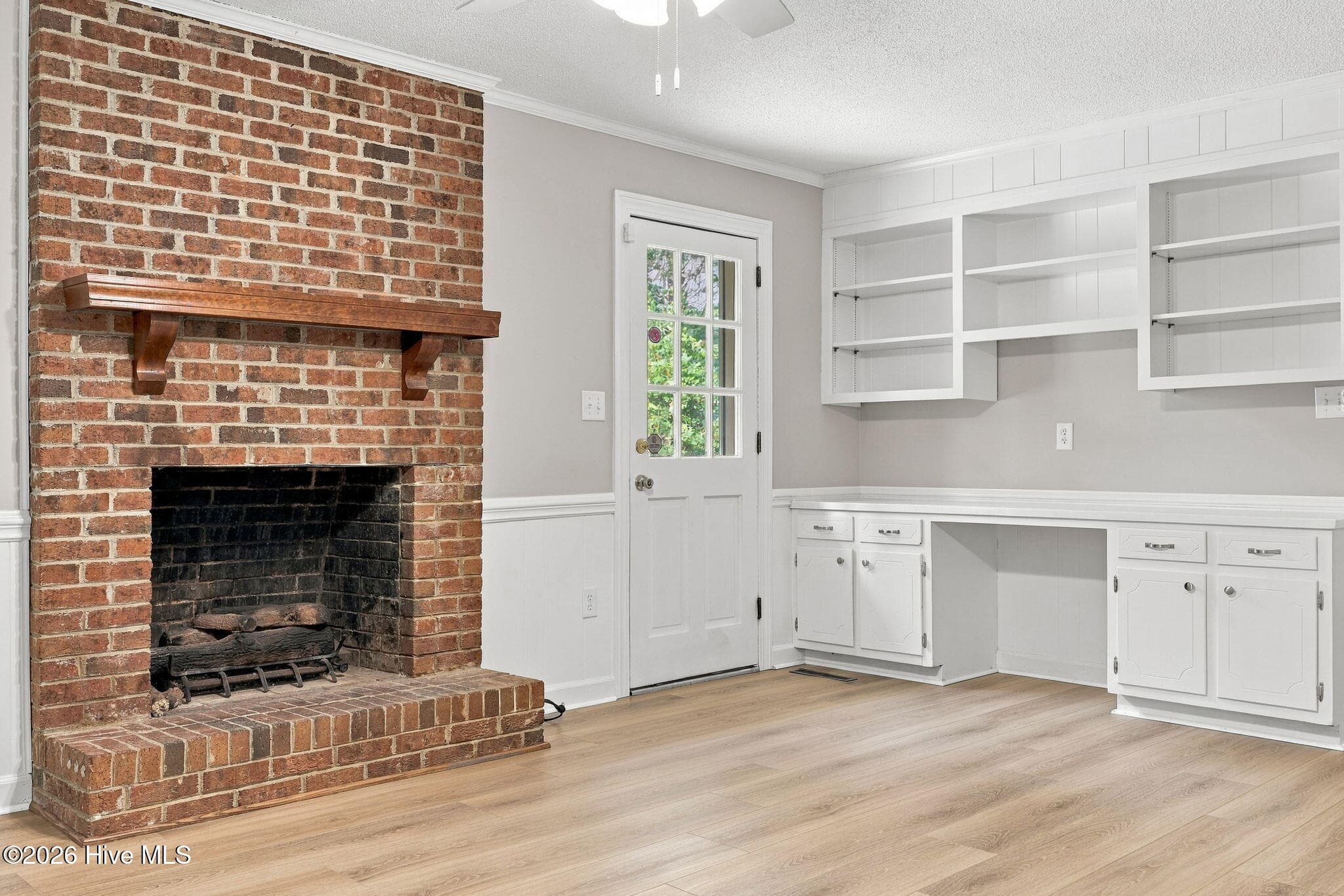 Family room with fireplace - 109 Hardee Street, Greenville, NC 27858