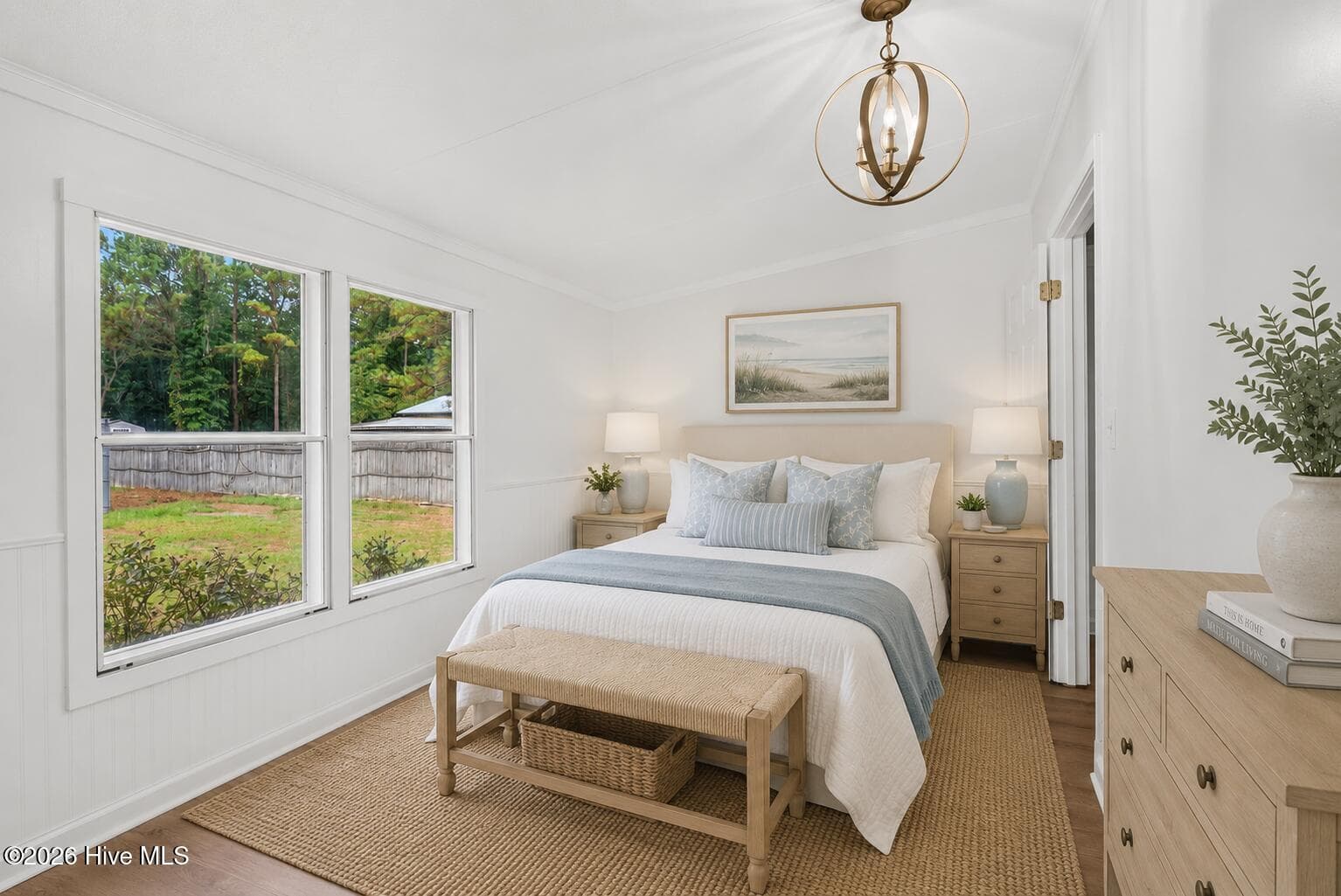 Virtually staged guest bedroom. - 1199 Zack Street SE, Bolivia, NC 28422