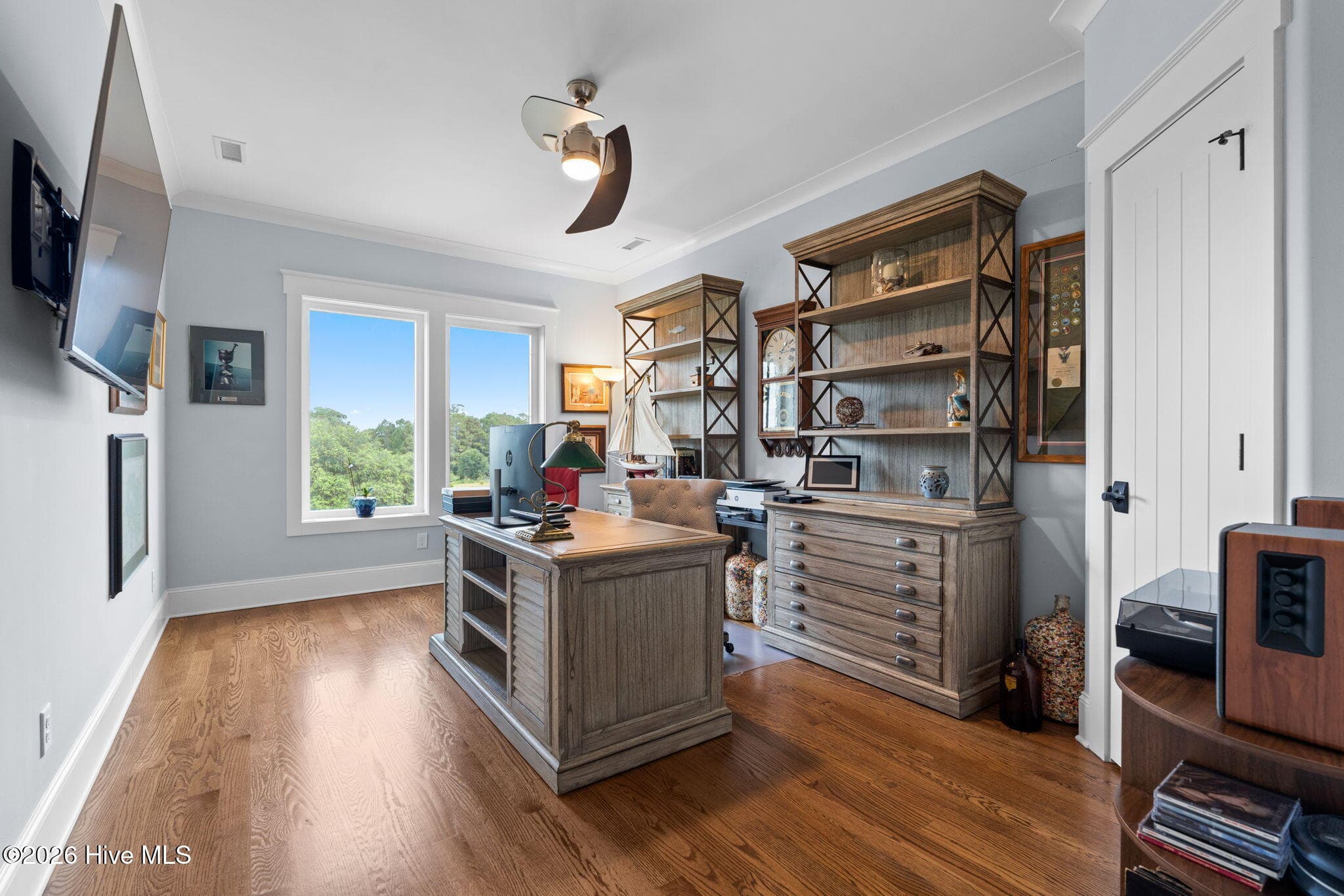 Room is used as an office now but could be a 4th bedroom with a full size bath next door. - 2775 Long Bay Drive SE, Southport, NC 28461