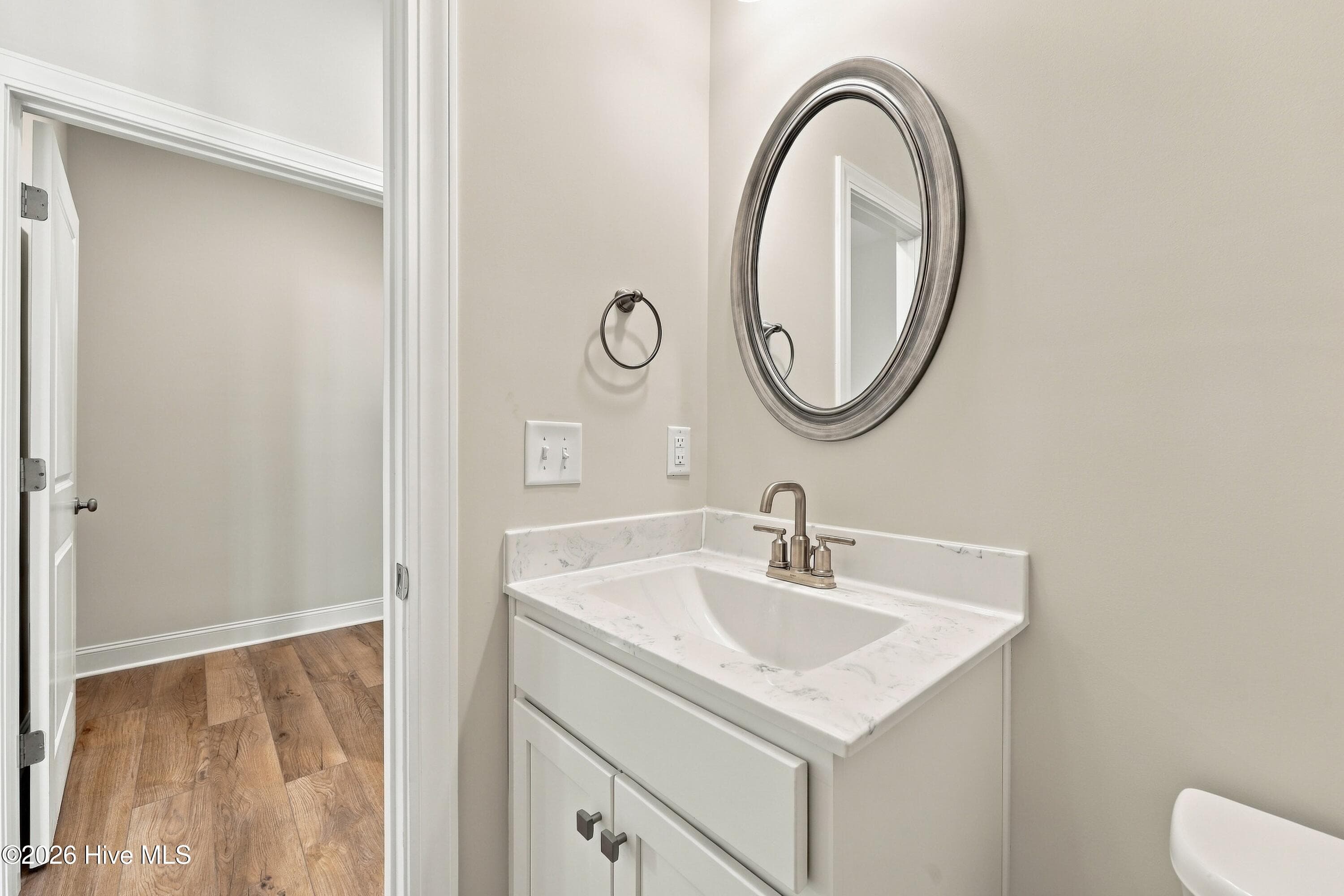half bath ideal for guest powder room - 3229 Meadow Drive, Farmville, NC 27828