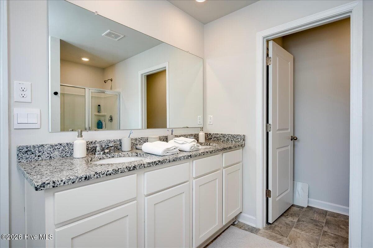 Primary Bathroom double vanity - 1136 Button Buck Lane, Grovetown, GA 30813