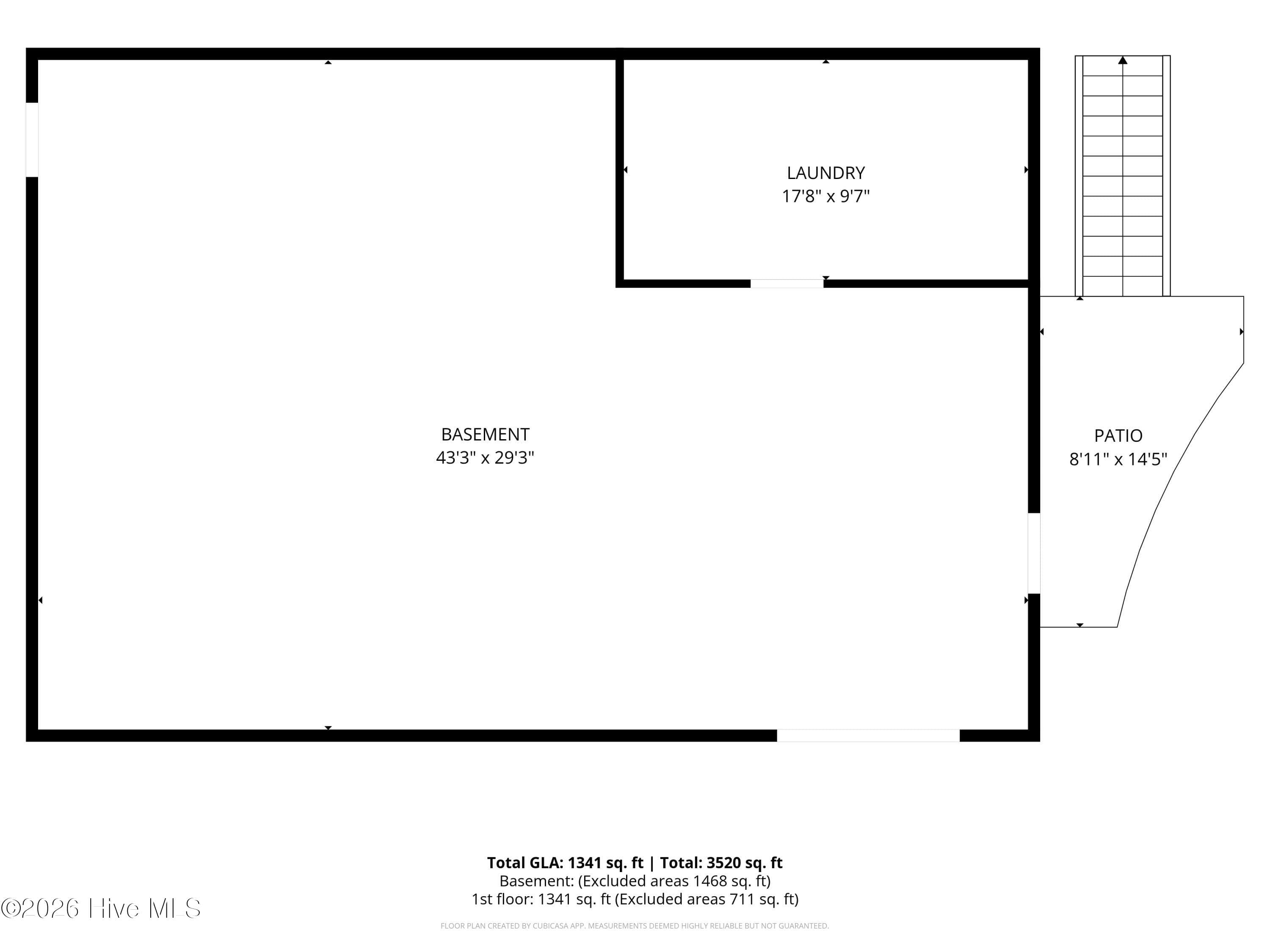 Enclosed Ground Level Layout - 1607 Emerald Drive, Emerald Isle, NC 28594