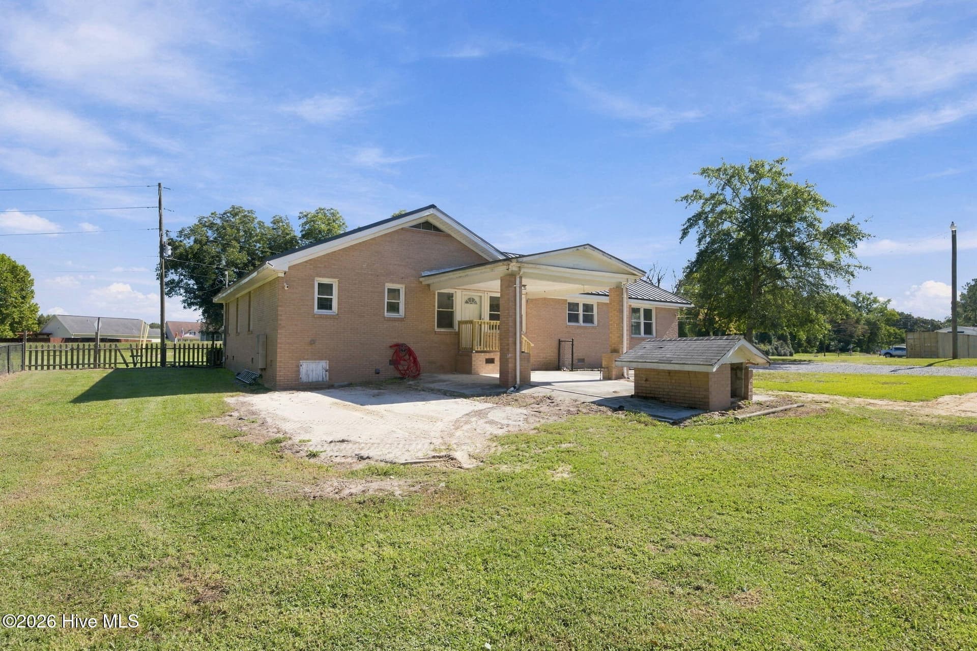 side back of house - 1405 Antioch Road, New Bern, NC 28560