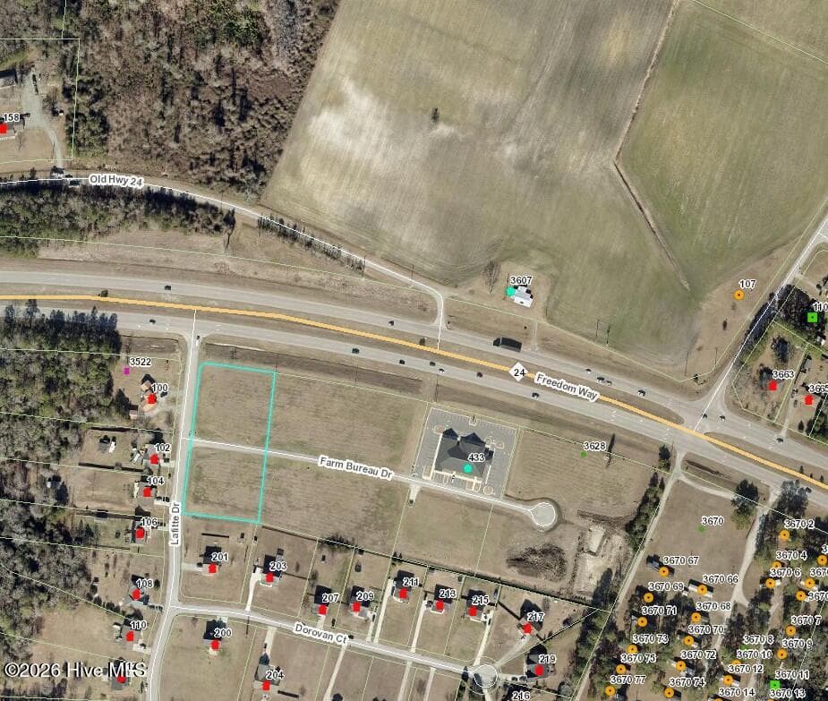 Lot 1 Farm Bureau Drive, Hubert, NC 28539