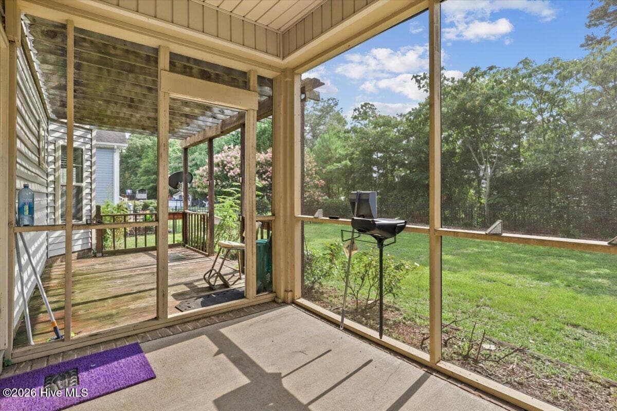 Back Patio - 107 Somervale Lane, Goldsboro, NC 27530