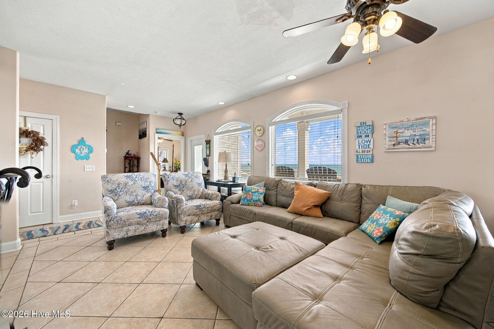 Main Level Living Room - 134 Ocean Boulevard E, Holden Beach, NC 28462, Holden Beach