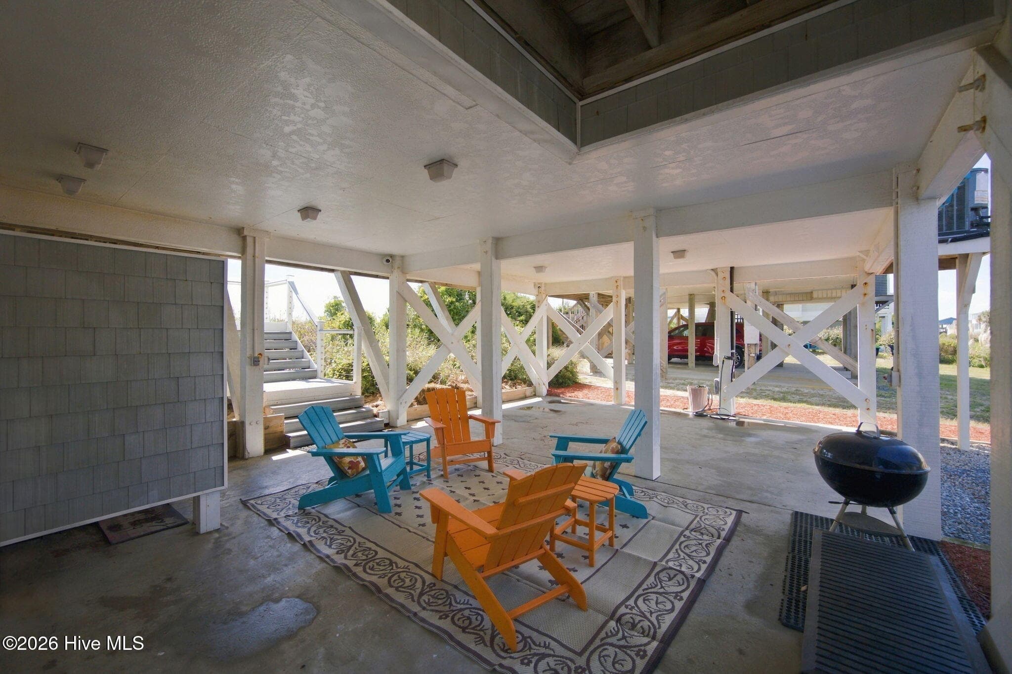 Under The Home Sitting Area - 134 Ocean Boulevard E, Holden Beach, NC 28462, Holden Beach
