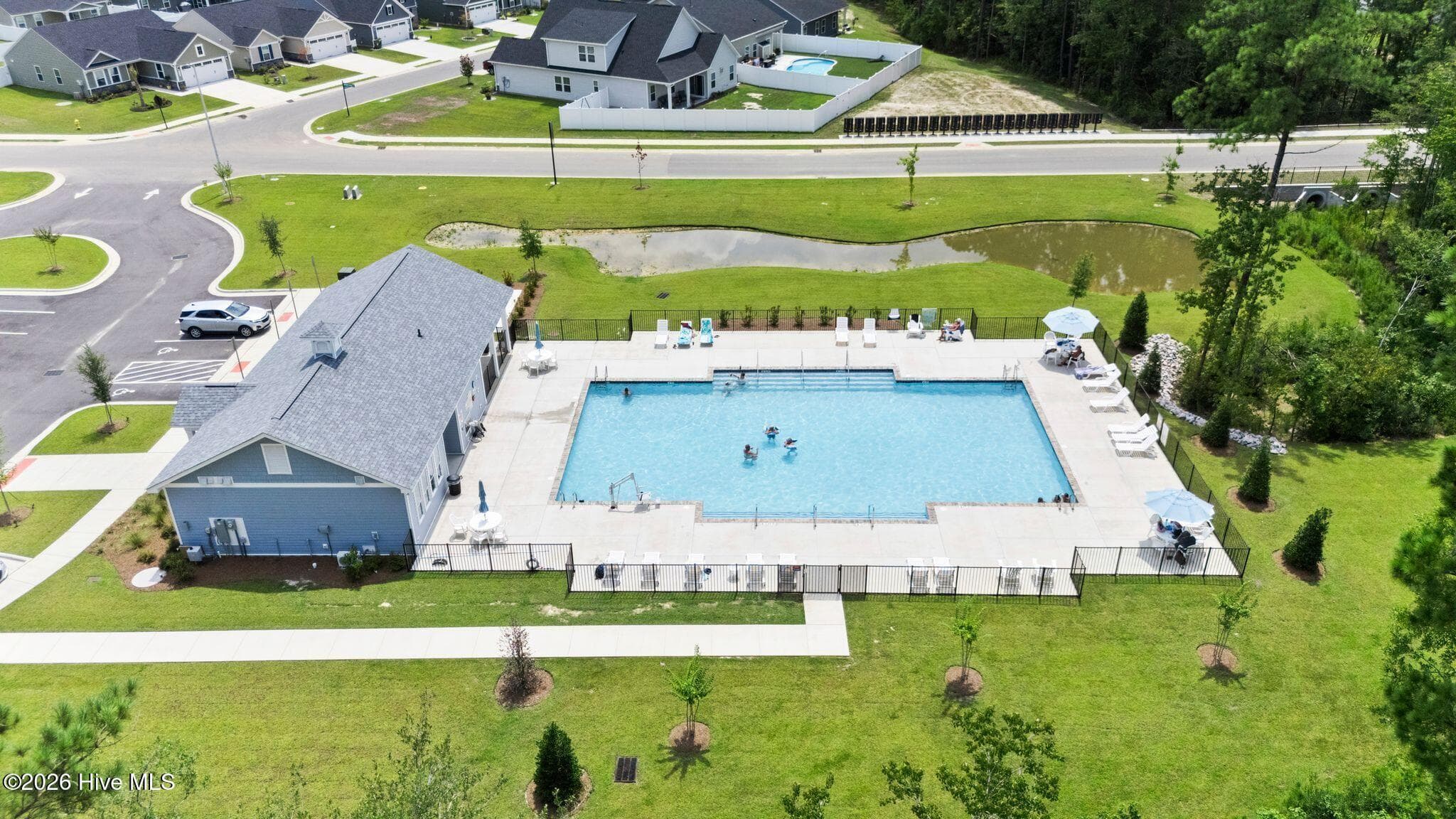 MIDDLE CREEK VILLAGE - Amenities Center with Pool, Pickleball Court, Playground, and Picnic Area - 967 Rindlewood Trail NE, Bolivia, NC 28422