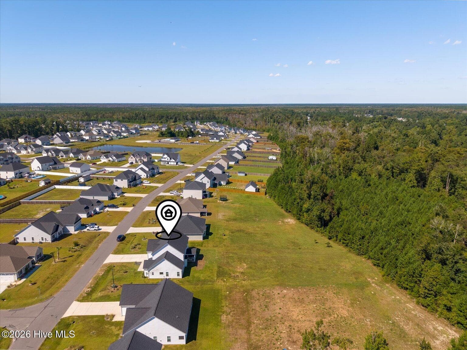 Backing to treeline - 12 N Ardsley Lane, Rocky Point, NC 28457