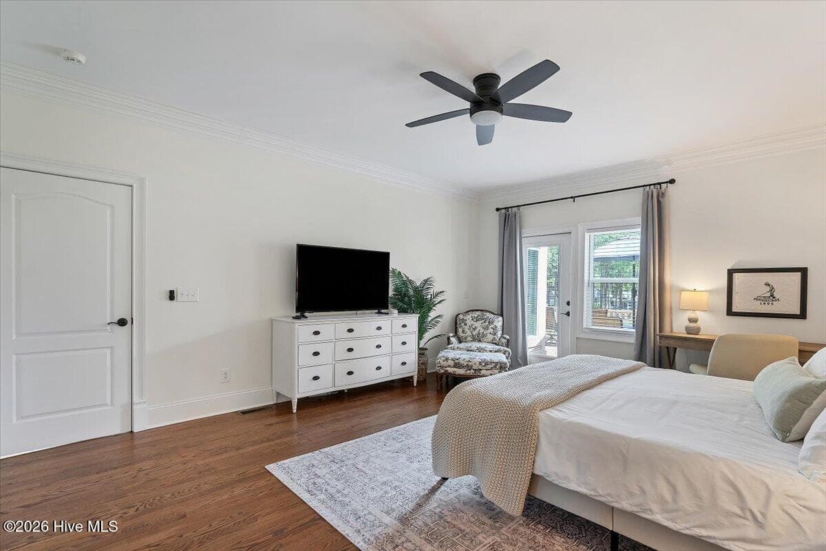 Main Level luxury Primary Bedroom Ensuite. - 150 Cochrane Castle Circle, Pinehurst, NC 28374