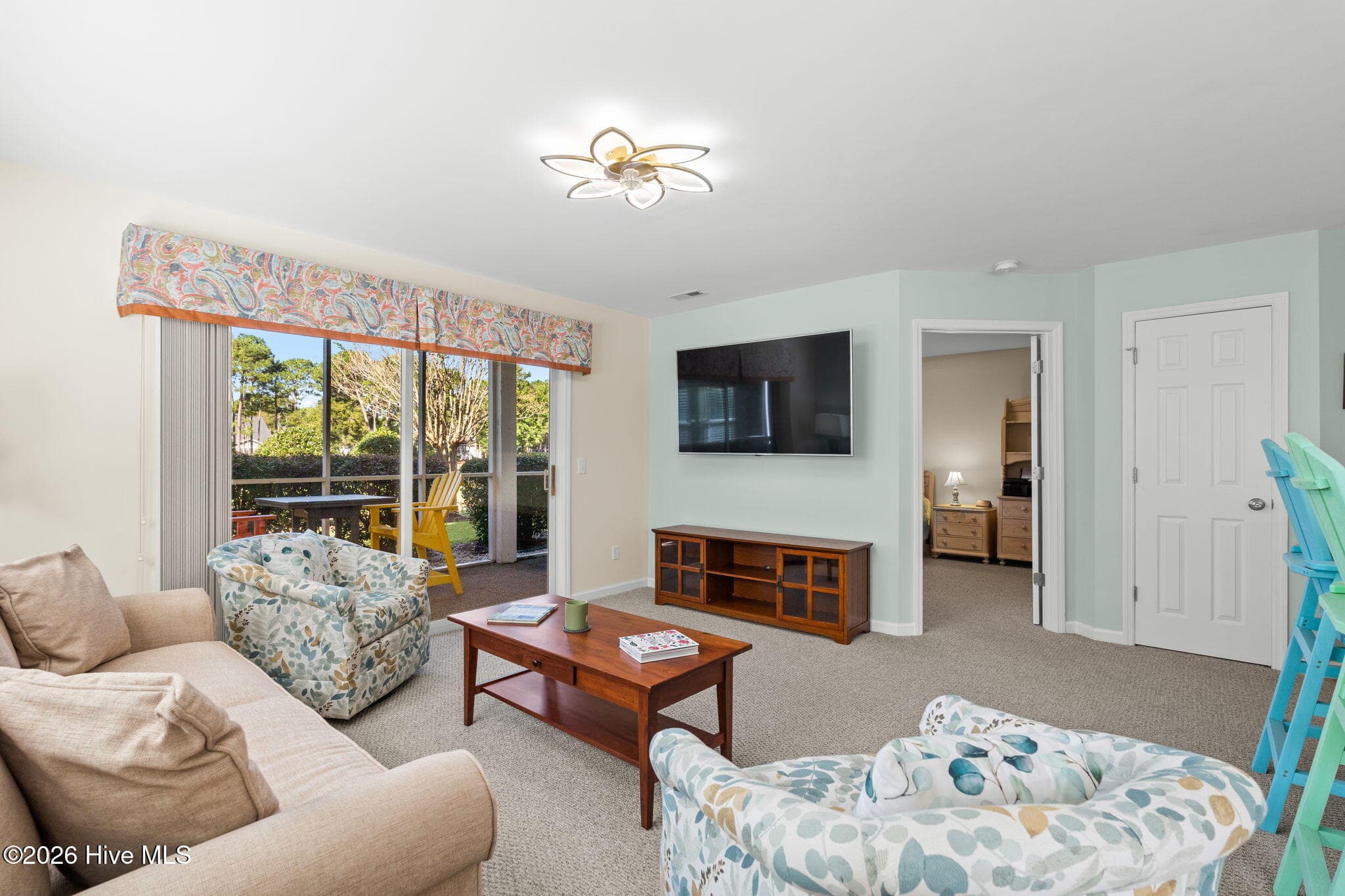 Primary bedroom off living area - 3350 Club Villas Drive # 801, Southport, NC 28461, Southport
