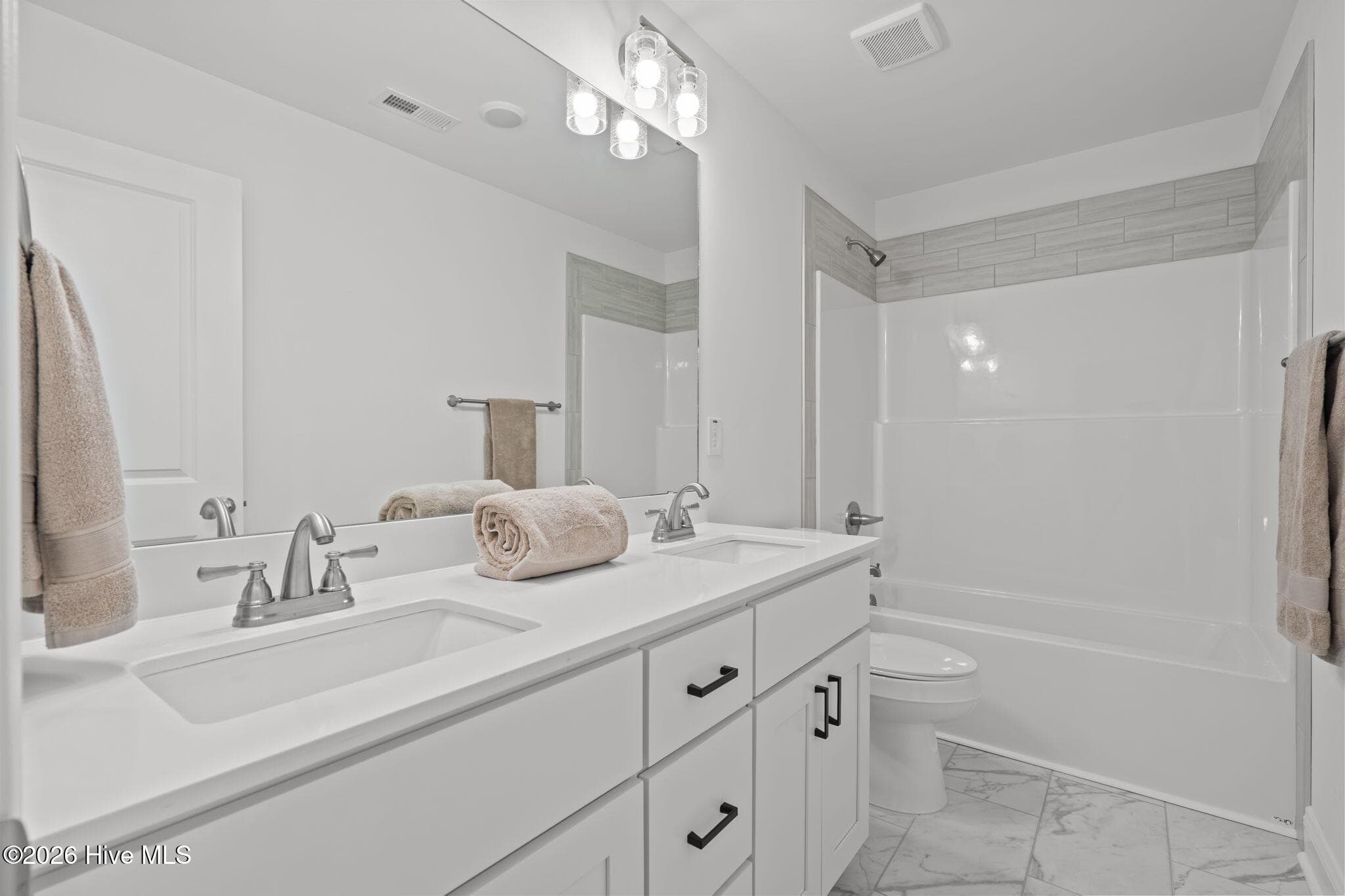 Upstairs Bathroom - 394 Lakebay Road, Vass, NC 28394