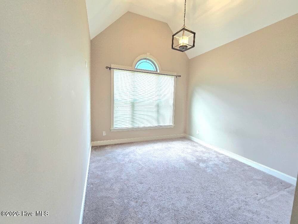 Downstairs Bedroom 2 with attached ensuite full bathroom - 1404 Sunset Drive, Goldsboro, NC 27534