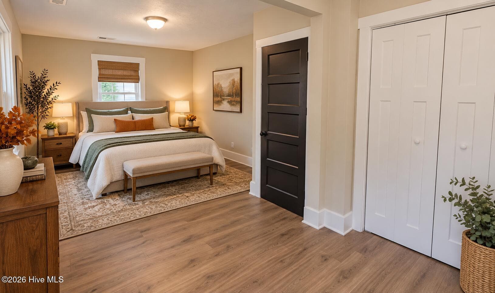 Virtually staged bedroom - 1109 S 9th Street, Wilmington, NC 28401