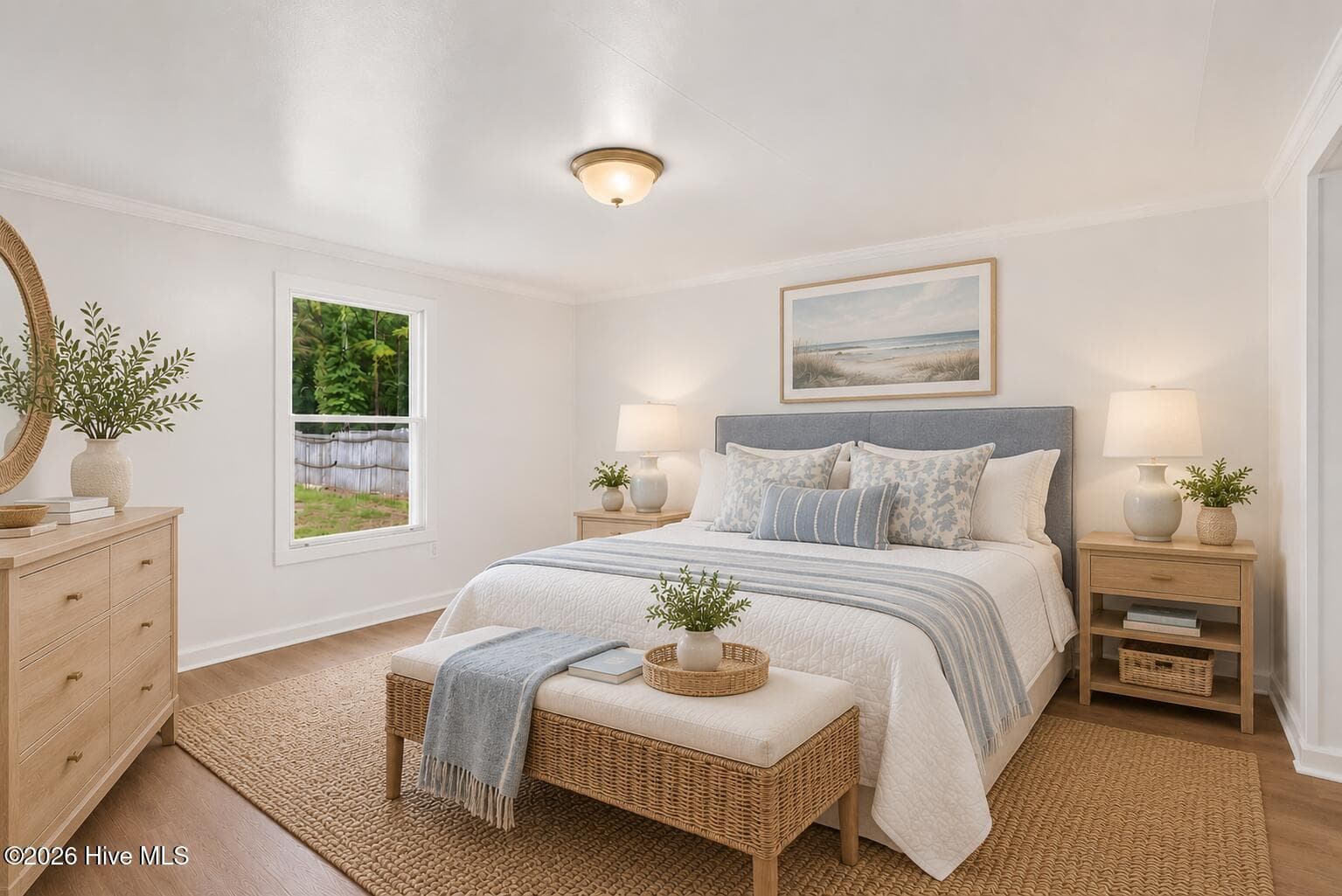Virtually staged guest bedroom. - 1199 Zack Street SE, Bolivia, NC 28422