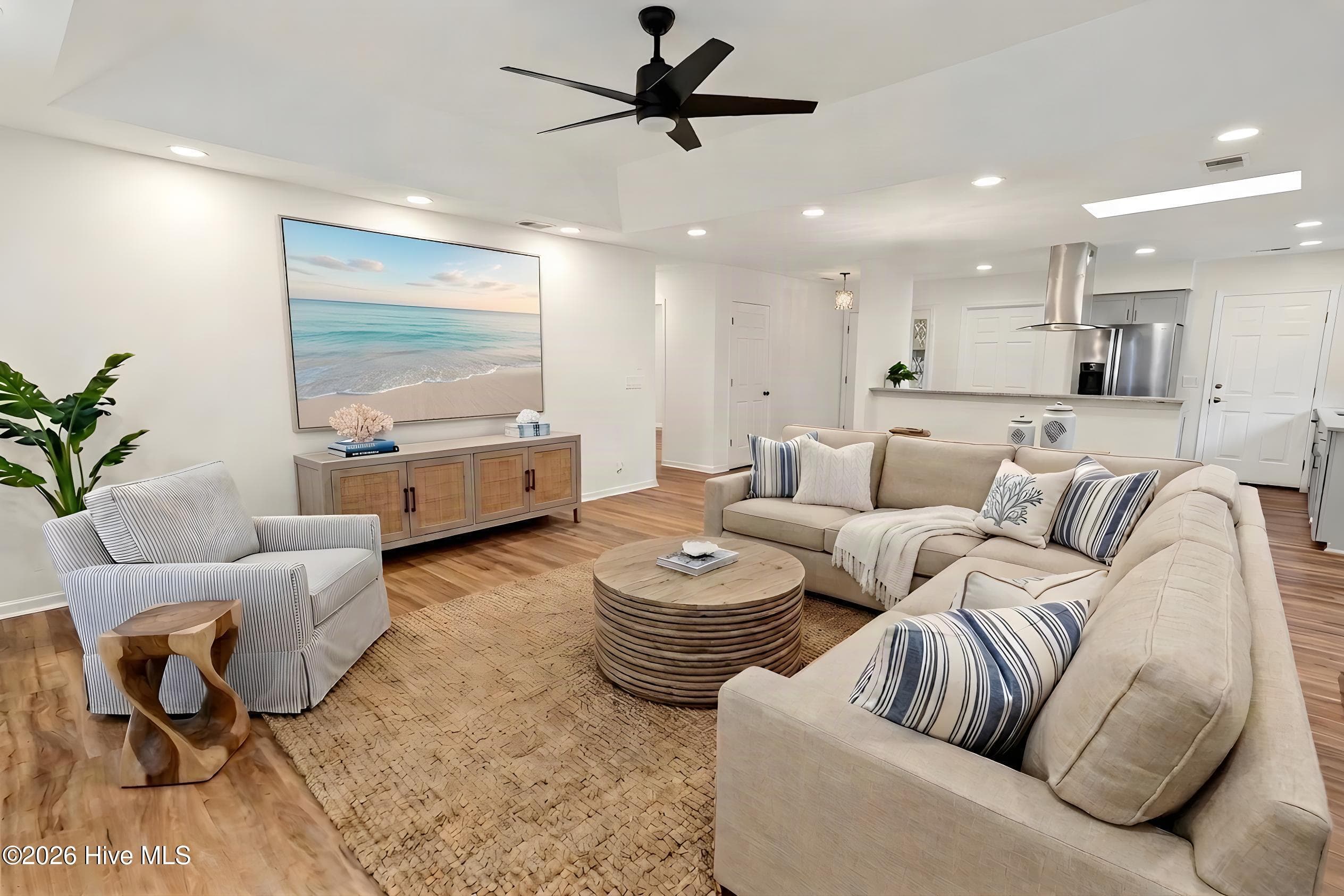 Living Room-virtually staged - 690 Fairway Drive E, Sunset Beach, NC 28468
