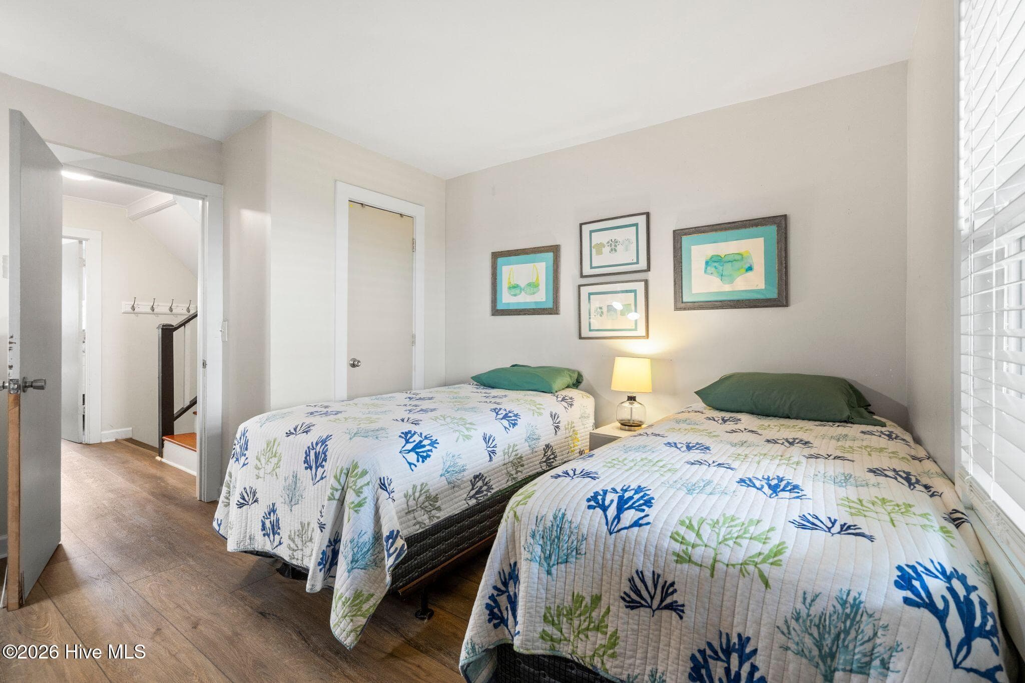 Two beds = fewer arguments over who sleeps where. - 129 S Anderson Boulevard A, Topsail Beach, NC 28445