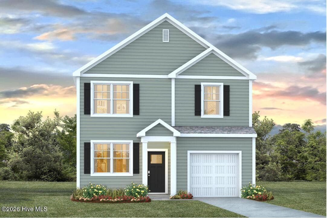Rendering of actual colors and Elevation - 1246 Skystone Loop NE Lot 75, Supply, NC 28462