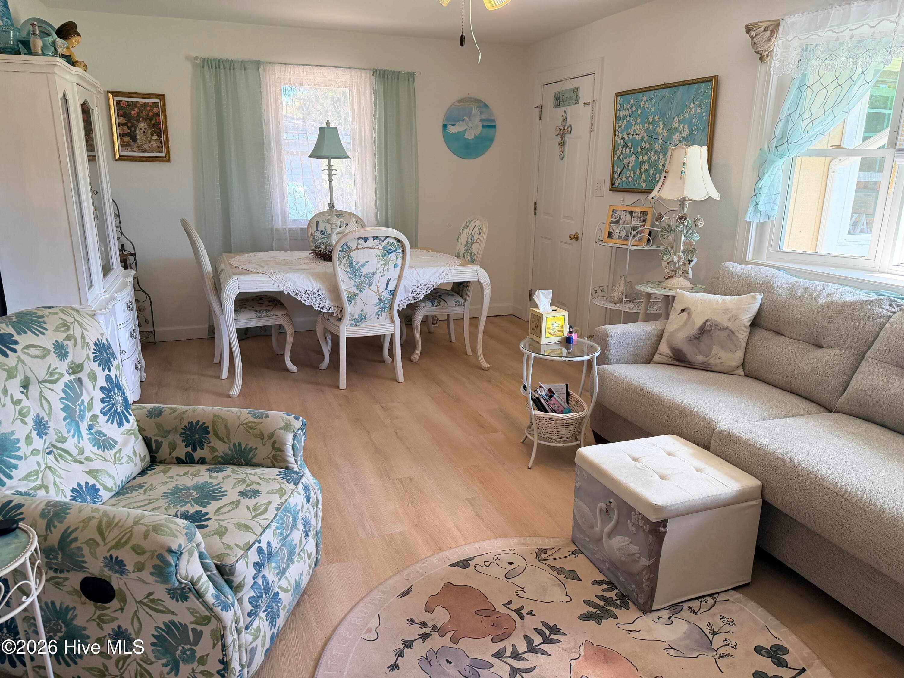 Living Room/Dining Room - 120 Ranch Drive, Elizabeth City, NC 27909