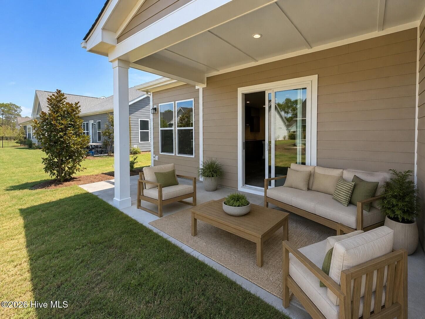 Photo of actual home virtually stagged for illustrative purposes. - 2063 Rosin Drive 21, Southport, NC 28461