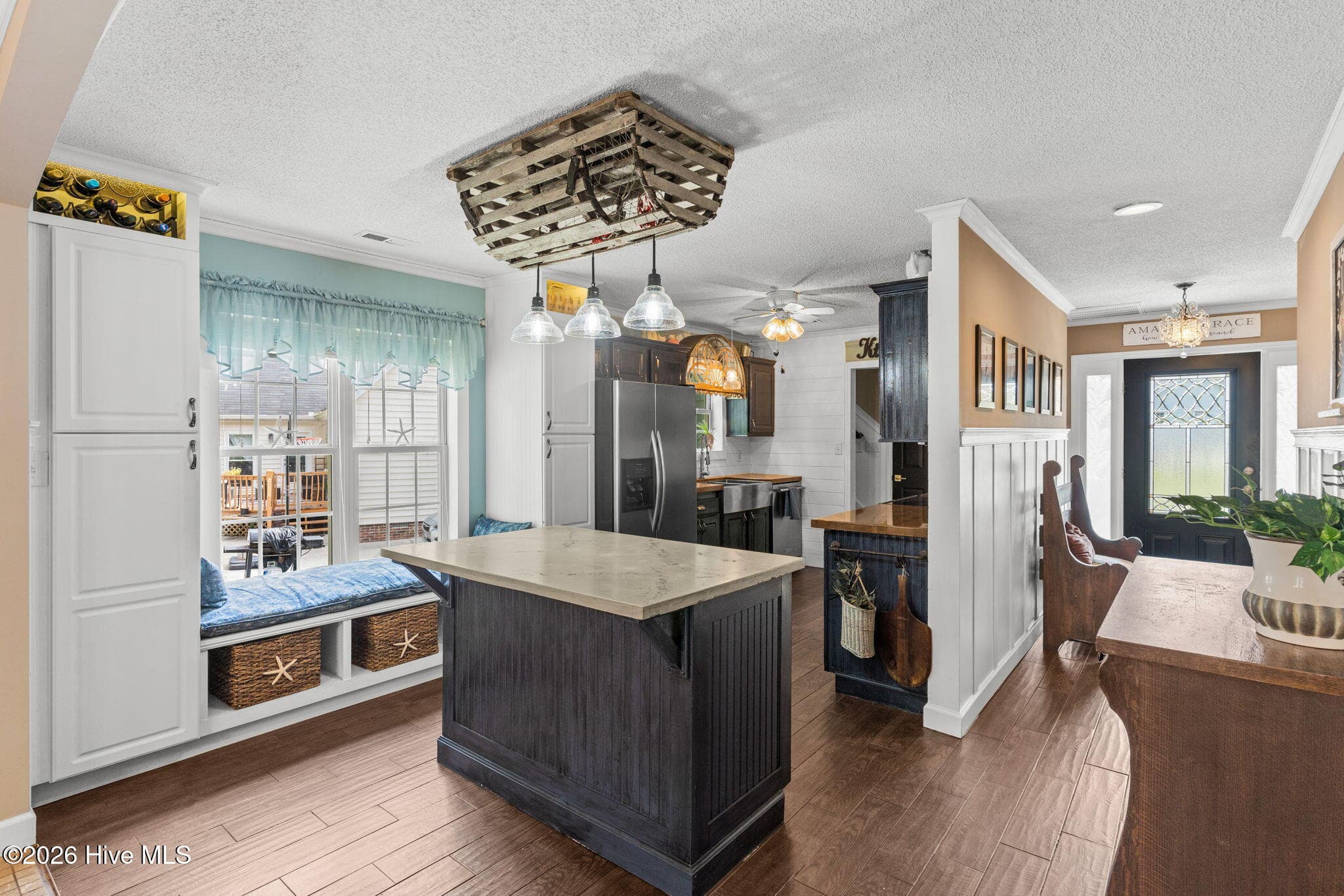 Straight from the foyer leads to kitchen, dining, and living room - 9184 Seaside Landing SW, Calabash, NC 28467