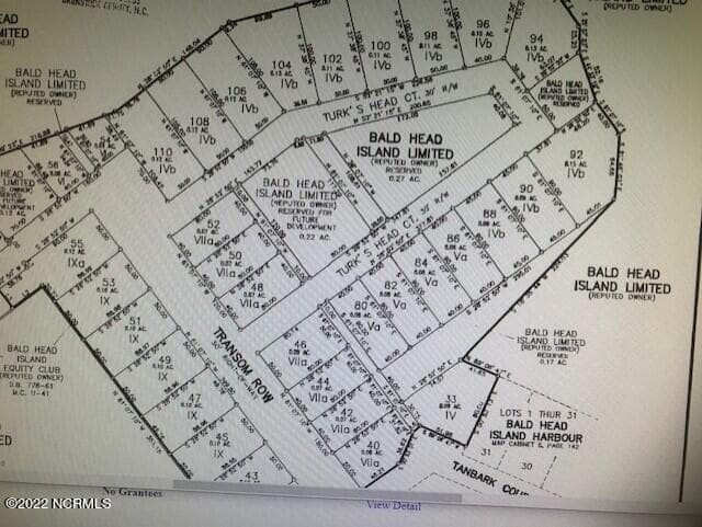plat - 84 84 Turks Head Court, Bald Head Island, NC 28461