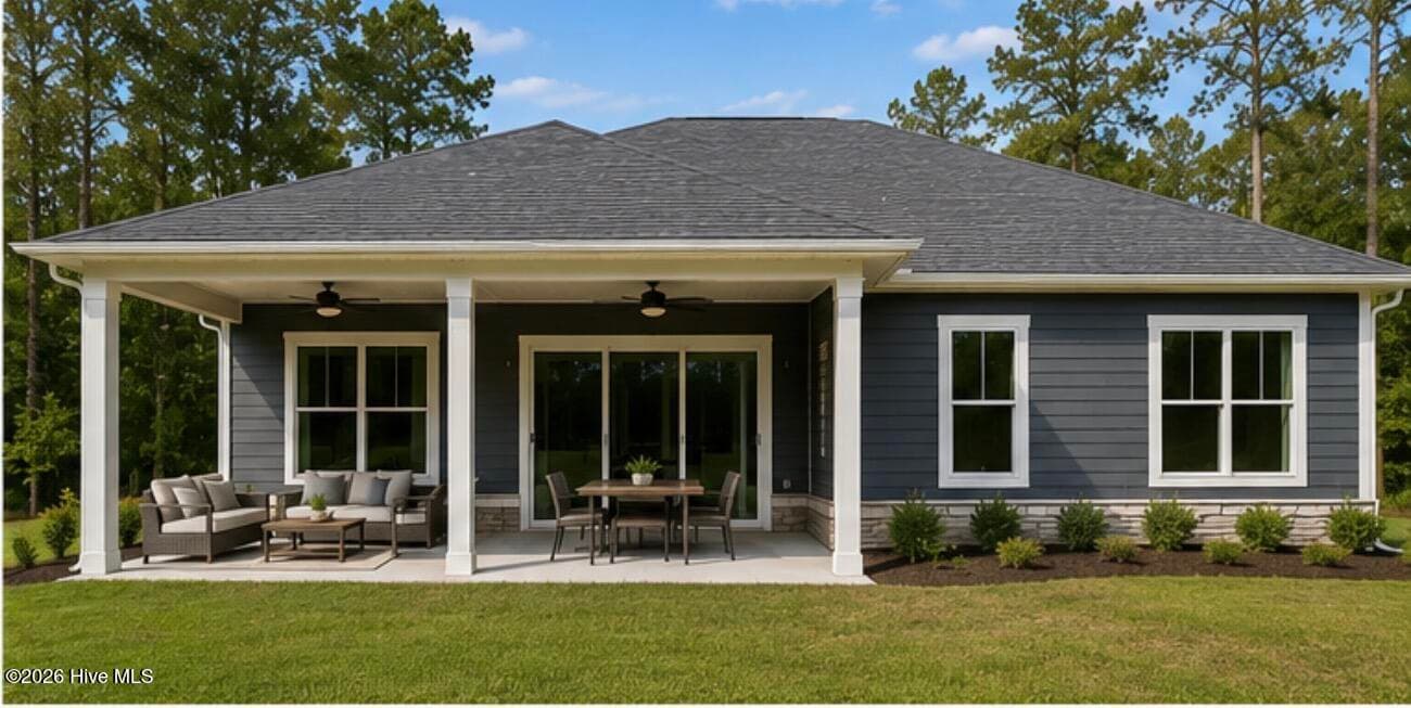 Photo is of a similar home that was completed - 61 Pinewood Drive, Carolina Shores, NC 28467, Carolina Shores