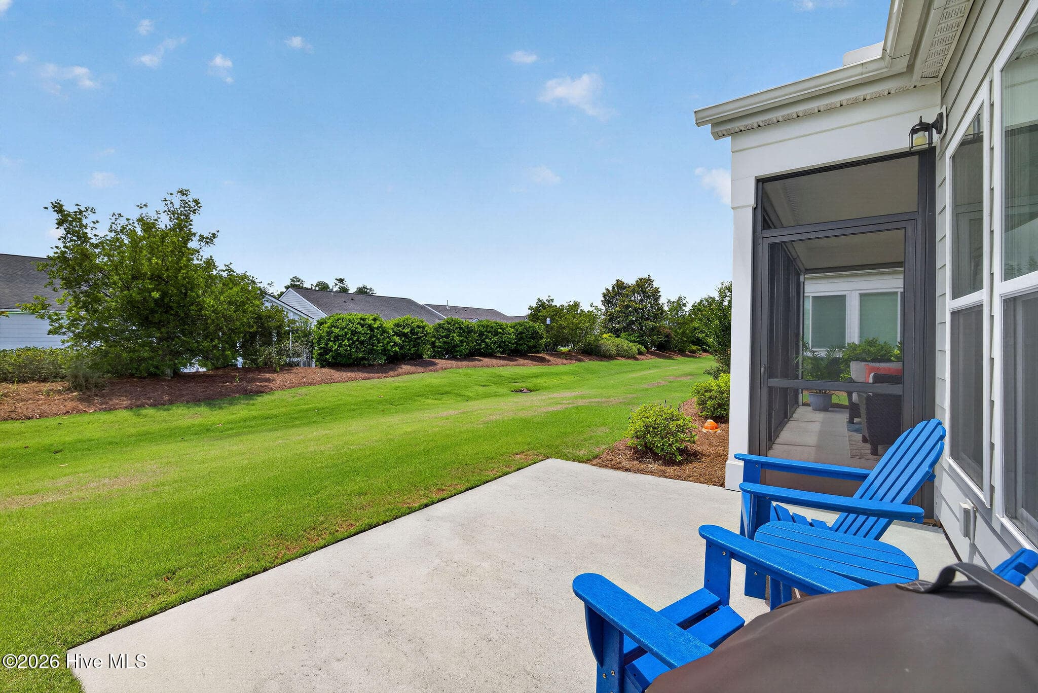 Screened porch and patio - 858 Broomsedge Terrace, Wilmington, NC 28412