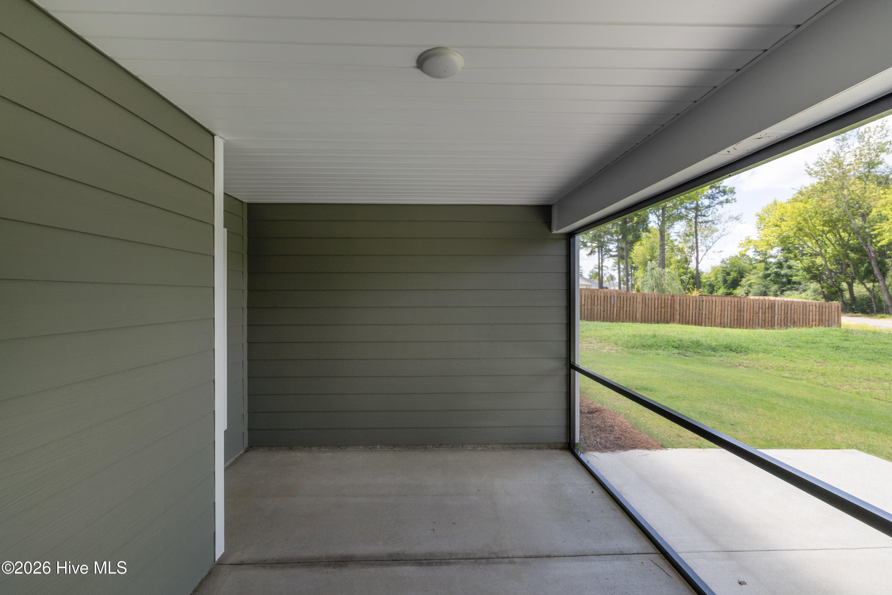 Back porch is prewired for a ceiling fan - 1340 Bellingham Drive, Beech Island, SC 29842