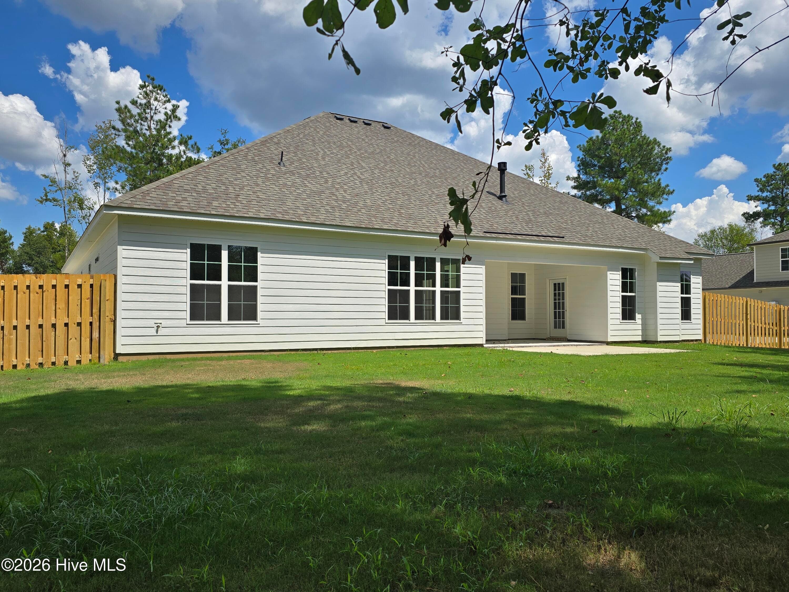 Covered back porch and open patio space - 1777 Bellingham Drive, Beech Island, SC 29842
