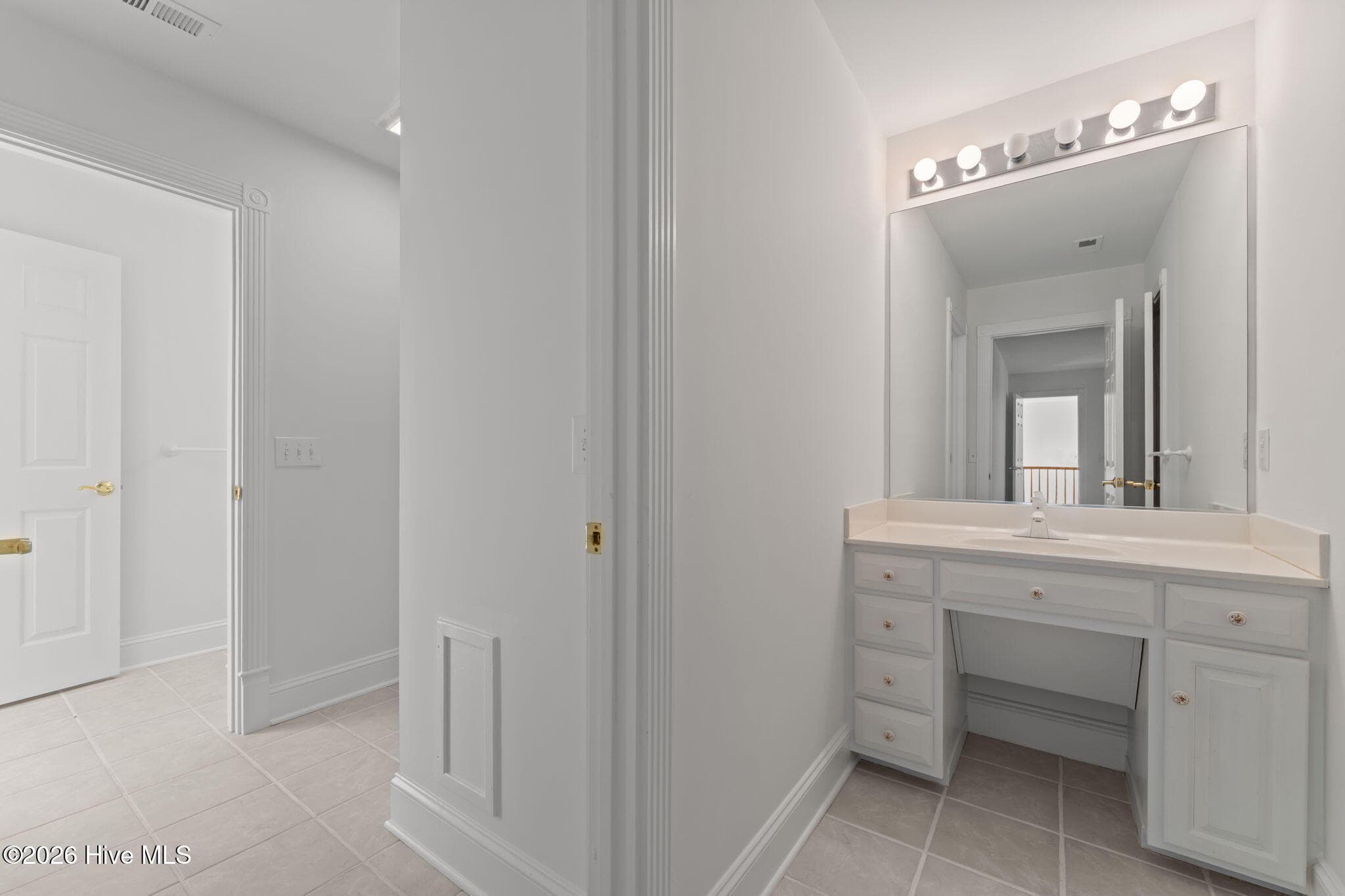 Upper bedroom 3# view of the separate vanity. - 22 Lochmere Drive, Pinehurst, NC 28374