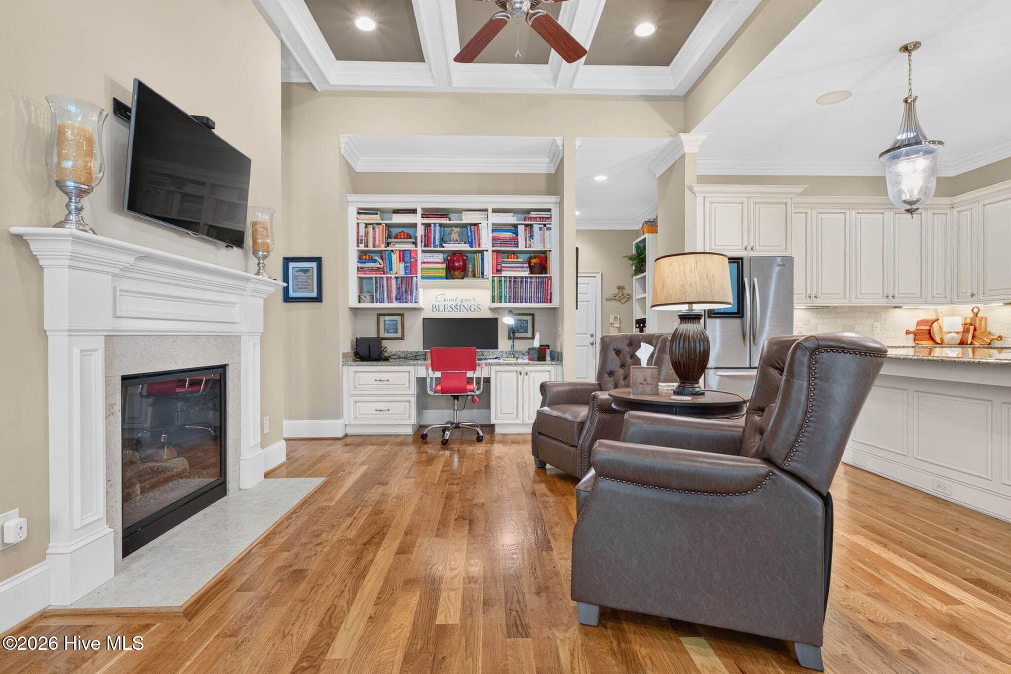Family Room off Kitchen - 5208 White Ibis Court, Southport, NC 28461, Southport