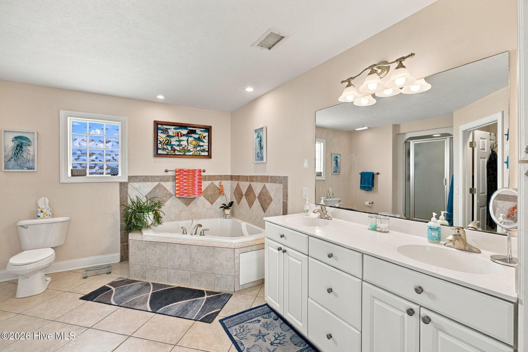 Second Level Master Bath - 134 Ocean Boulevard E, Holden Beach, NC 28462, Holden Beach