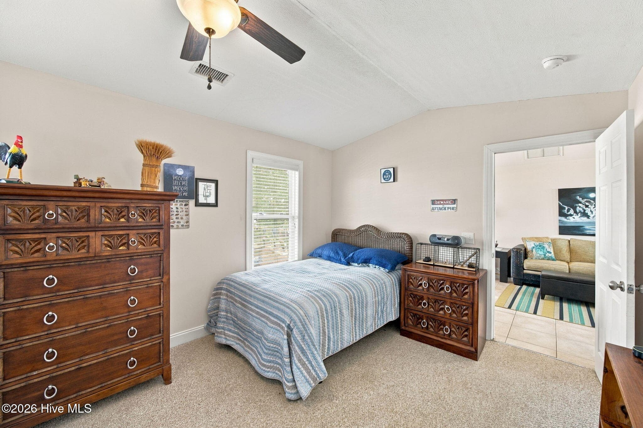 Second Level Front Bedroom - 134 Ocean Boulevard E, Holden Beach, NC 28462, Holden Beach