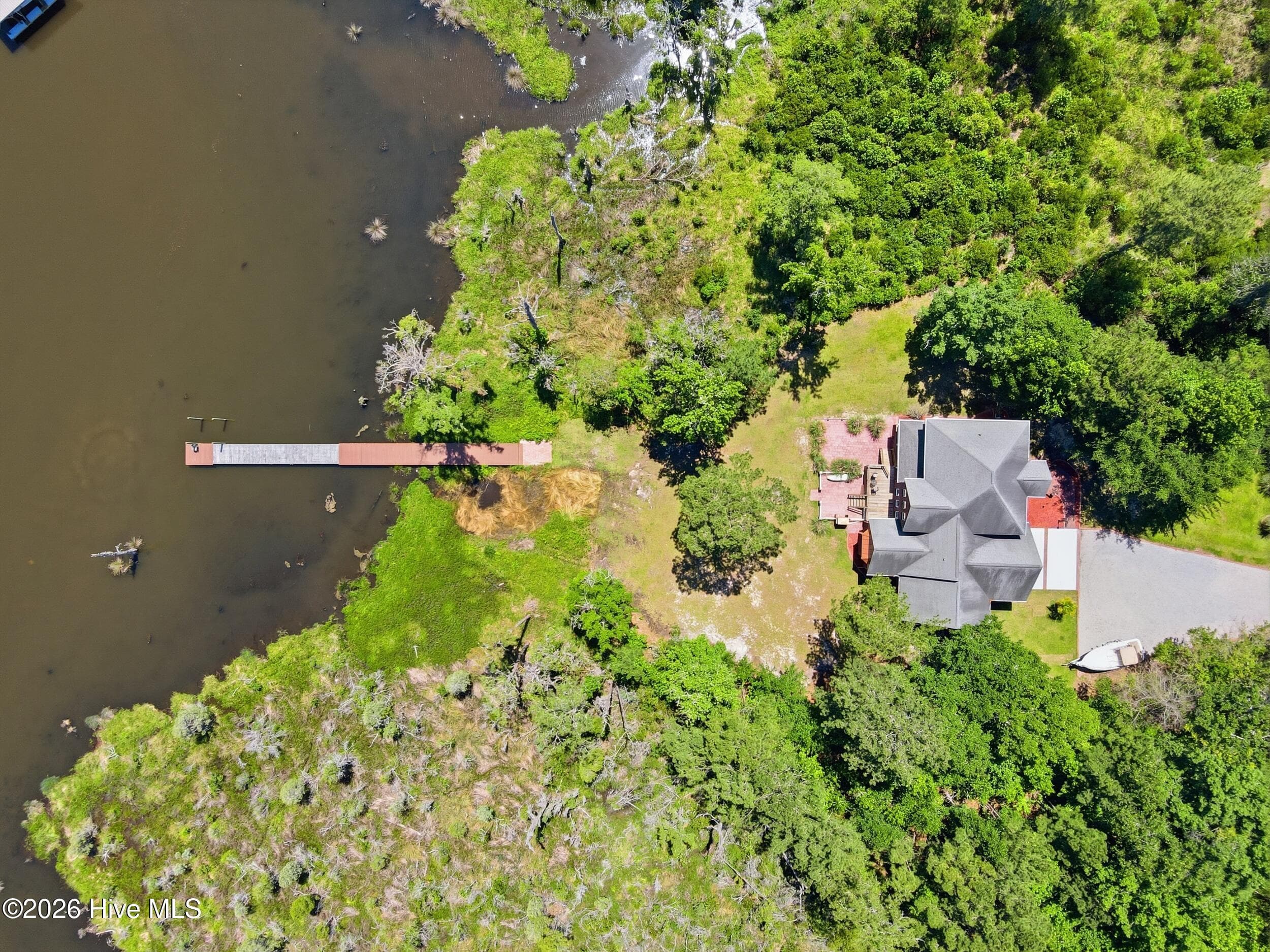 Aerial View / Water View - 516 Long Point Road, Chocowinity, NC 27817