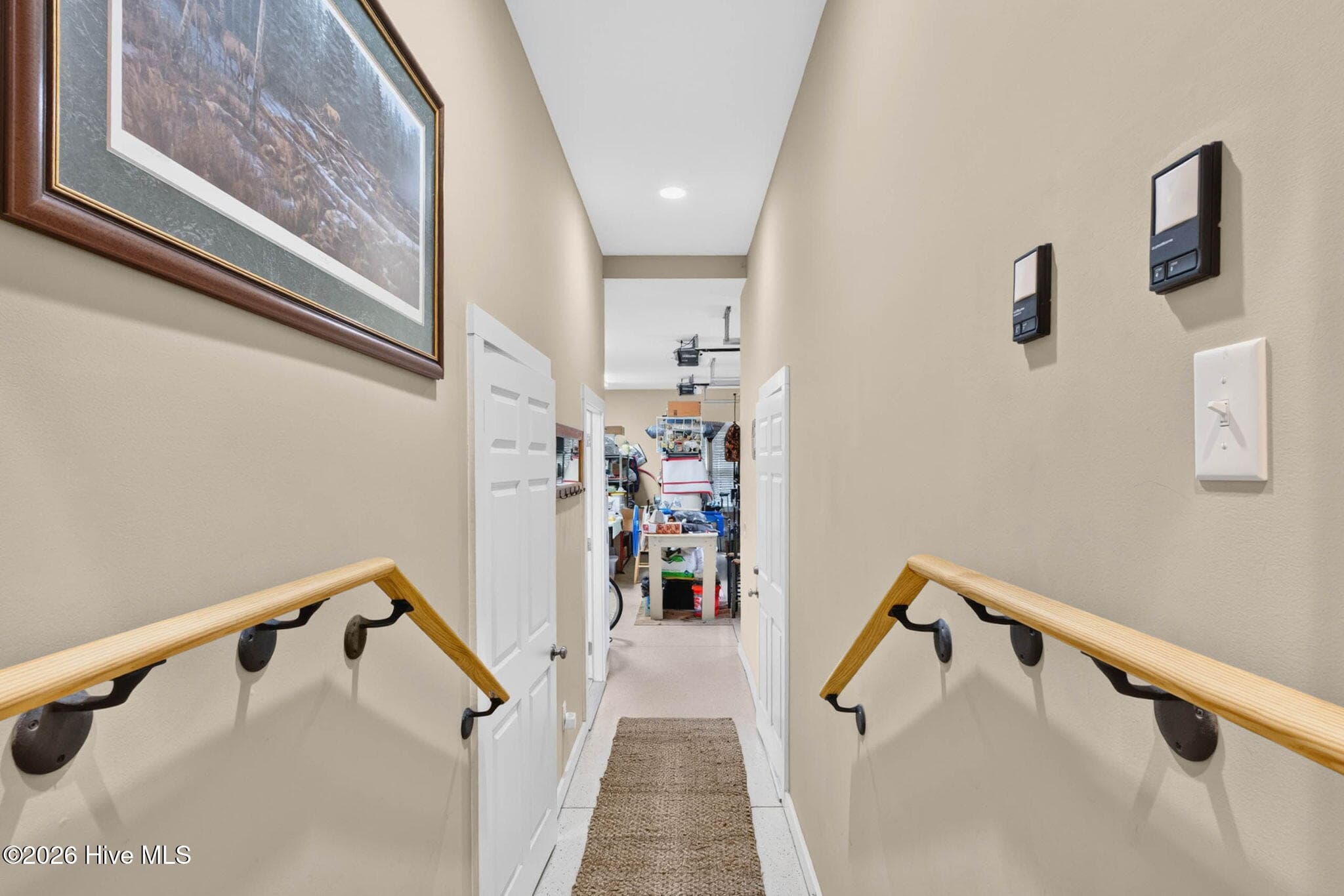 Hallway from garage - 5208 White Ibis Court, Southport, NC 28461, Southport