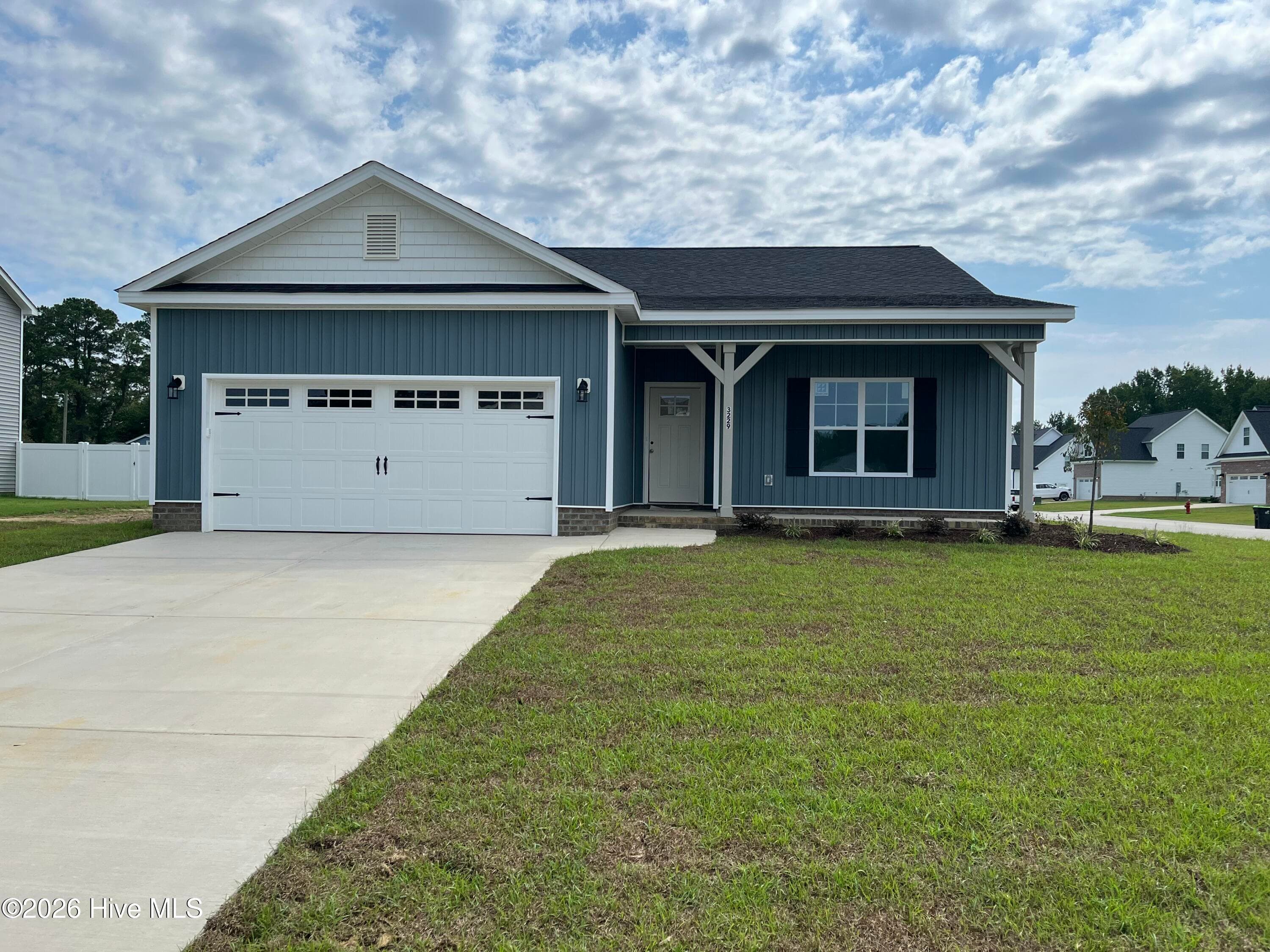 curb appeal - and corner lot --checks the boxes ! - 3229 Meadow Drive, Farmville, NC 27828