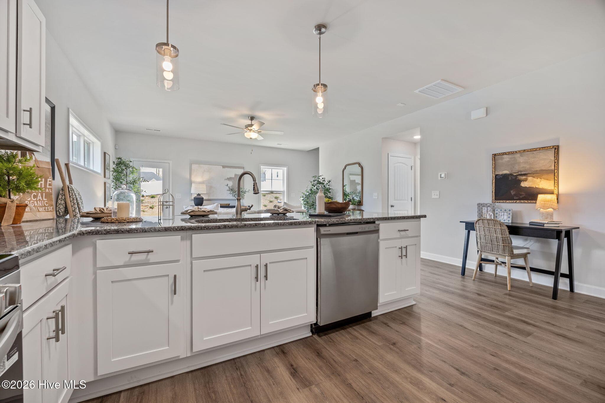 Example photo of similar home with staging. Actual home is under construction. - 9125 Carly Lane 63, Leland, NC 28451