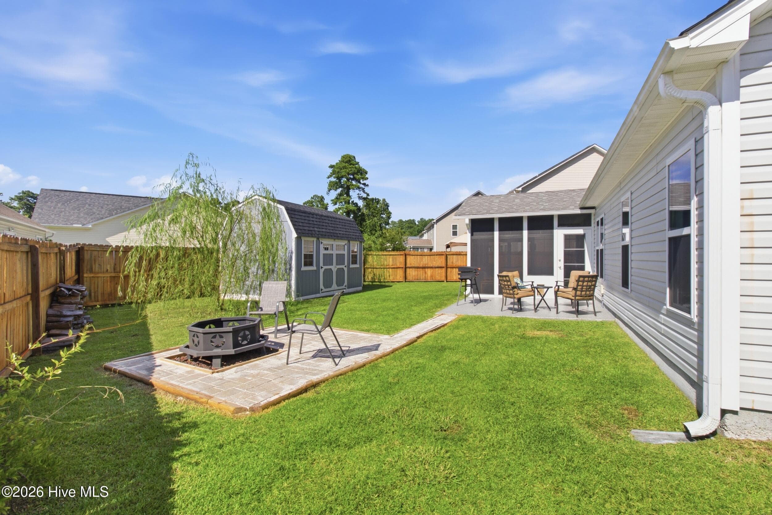 Back - Firepit Area - 3246 Austin Avenue, New Bern, NC 28562