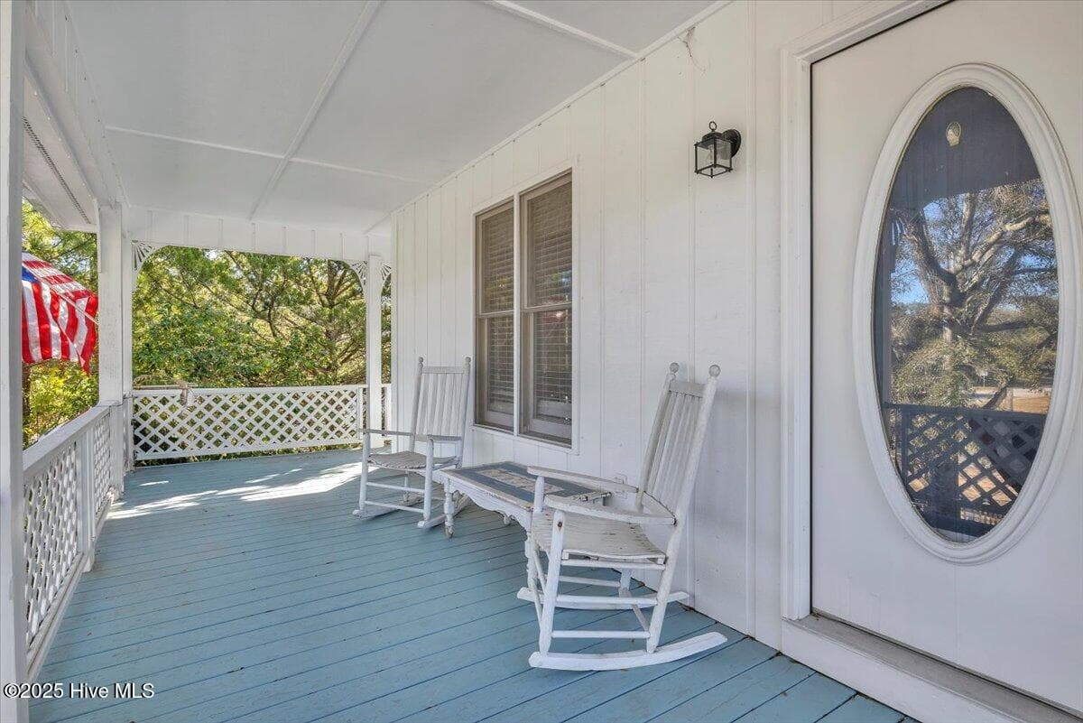 Front Wrap Around Porch - 2507 E Oak Island Drive, Oak Island, NC 28465, Oak Island