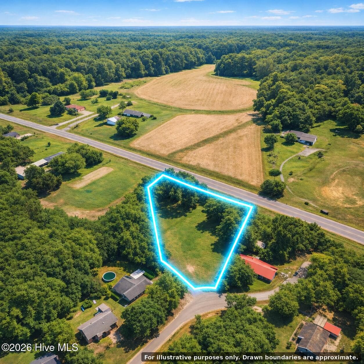 Residential Lot at 0 Rough Lane, Louisburg, NC 27549, photo 2 of 10