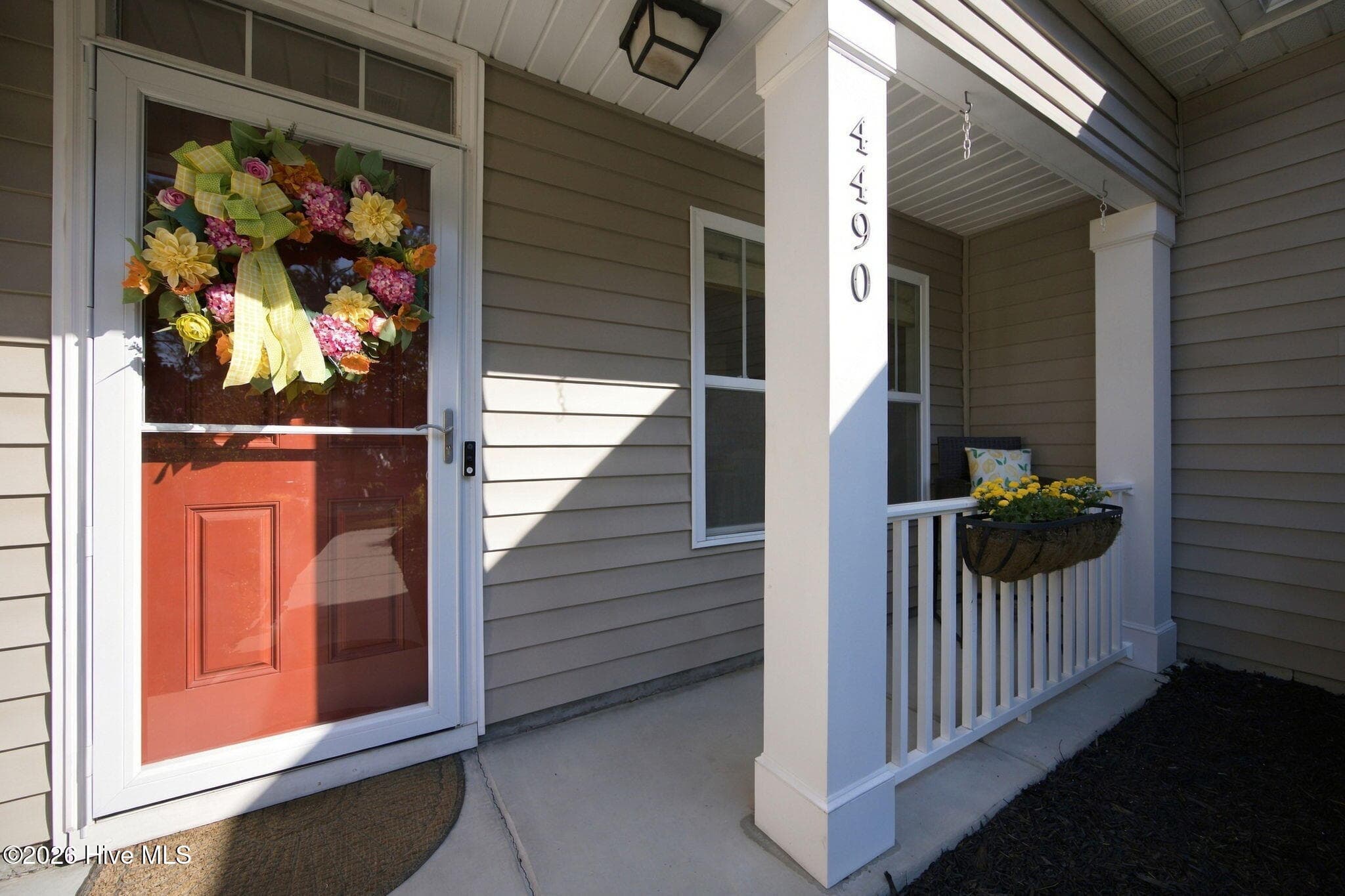 Covered front porch - 4490 Frying Pan Road SE, Southport, NC 28461, Southport
