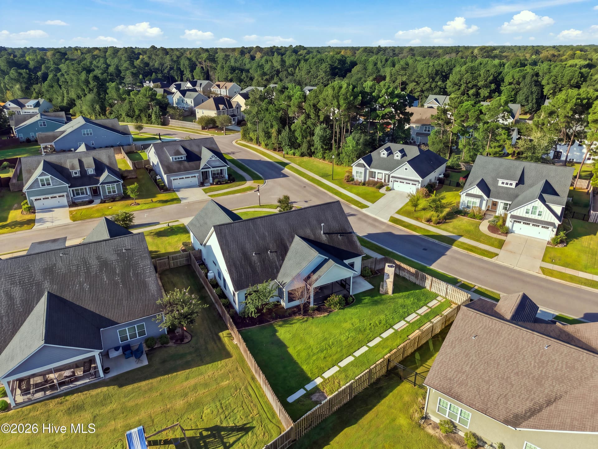 Back Left Aerial - 11 Lemongrass Court, Hampstead, NC 28443