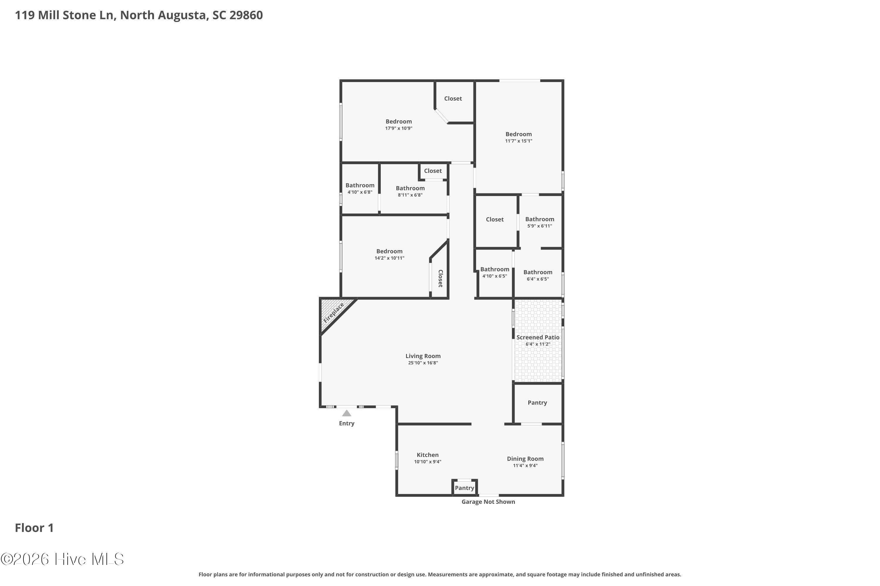 Single Family Residence at 119 Mill Stone Lane, North Augusta, SC 29860, photo 86 of 113