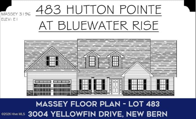 Single Family Residence at 3004 Yellowfin Drive, New Bern, NC 28562, photo 2 of 13