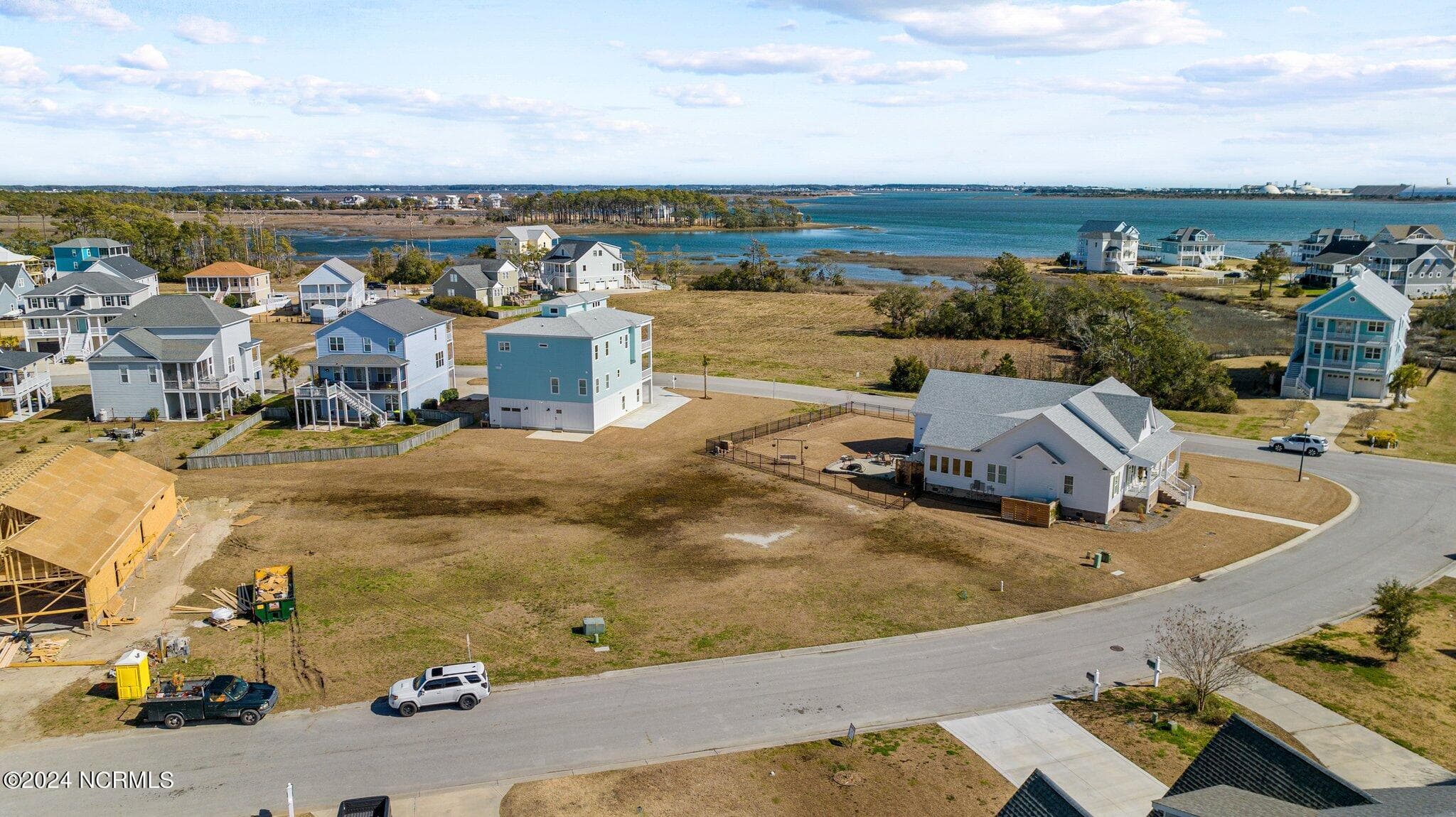 Unobstructed water view! 1302 is on the right side - 1302 L17 Fathom Way, Morehead City, NC 28557