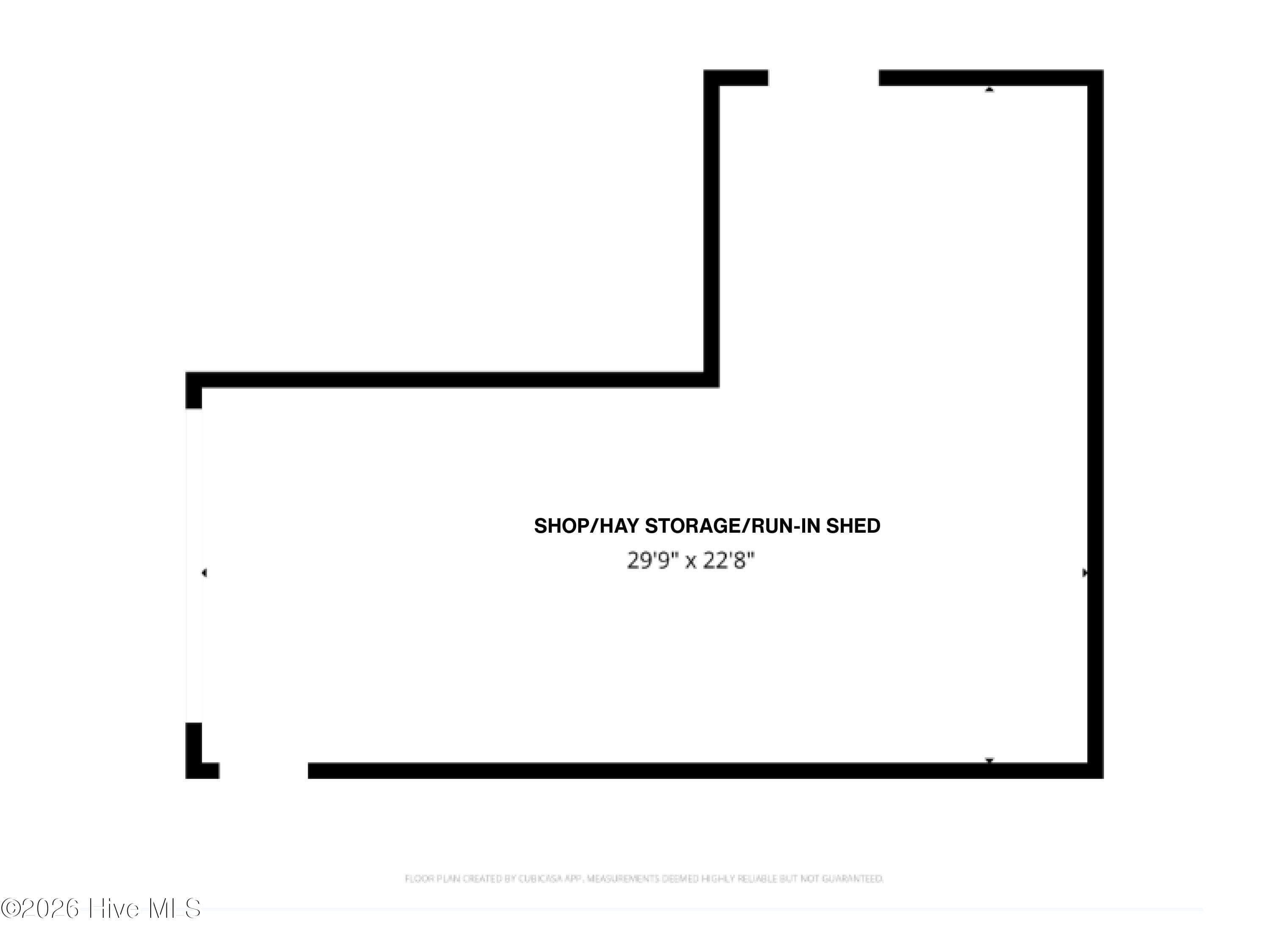 hay storage with attached run-in shed - 104 Meadows Lane, Aberdeen, NC 28315