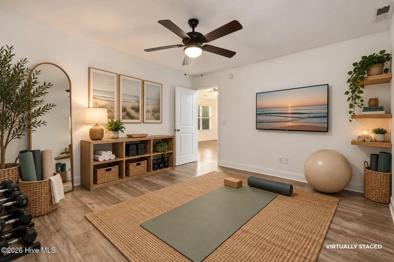 Virtually staged flex room - 122 Pond View Circle, Hampstead, NC 28443
