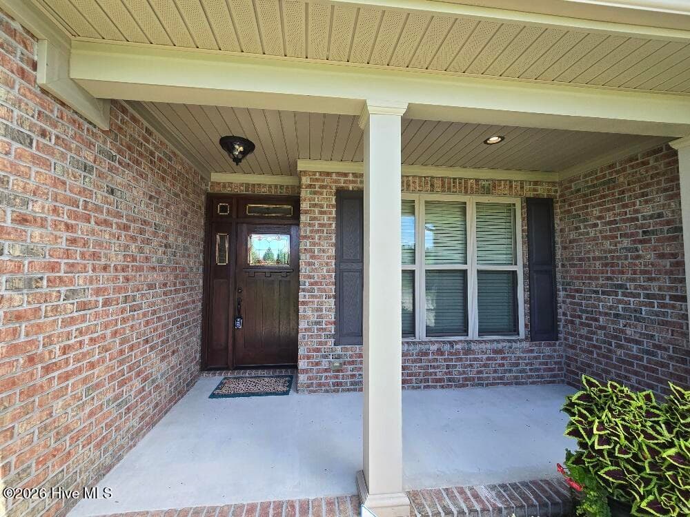Covered front porch - 1404 Sunset Drive, Goldsboro, NC 27534