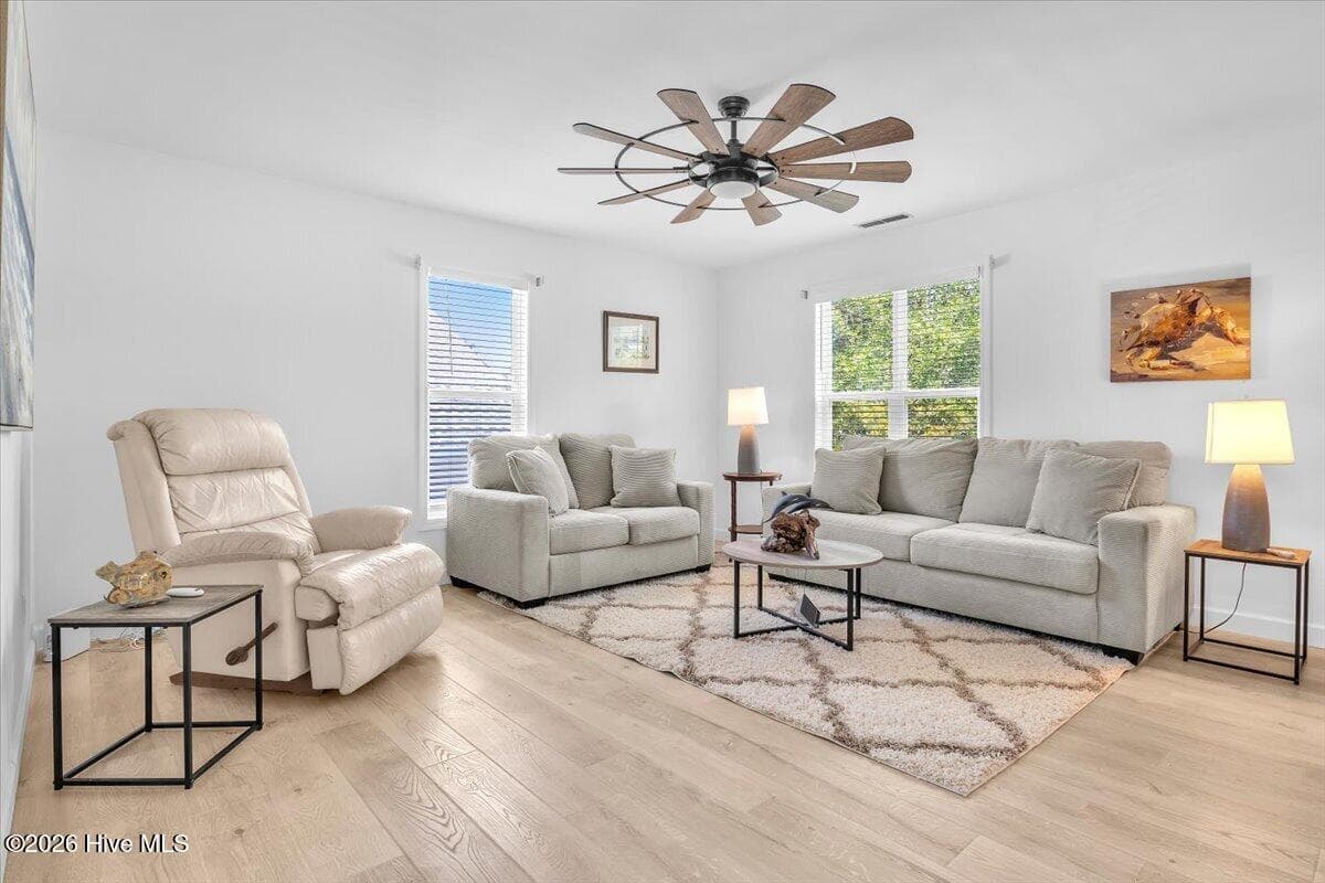 Living Room - 2507 E Oak Island Drive, Oak Island, NC 28465, Oak Island
